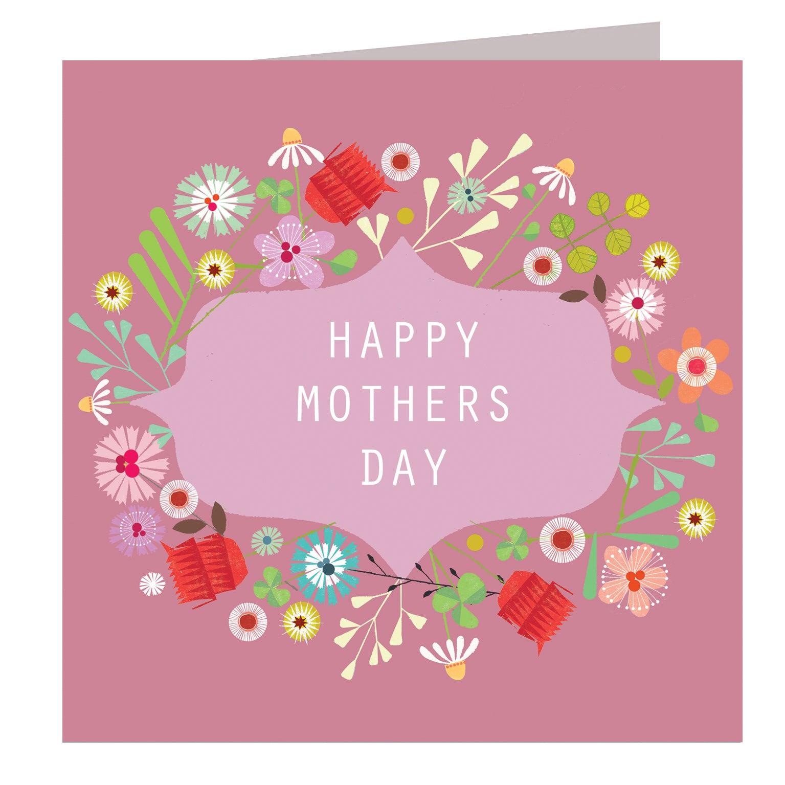 FL27 floral Mother's Day card