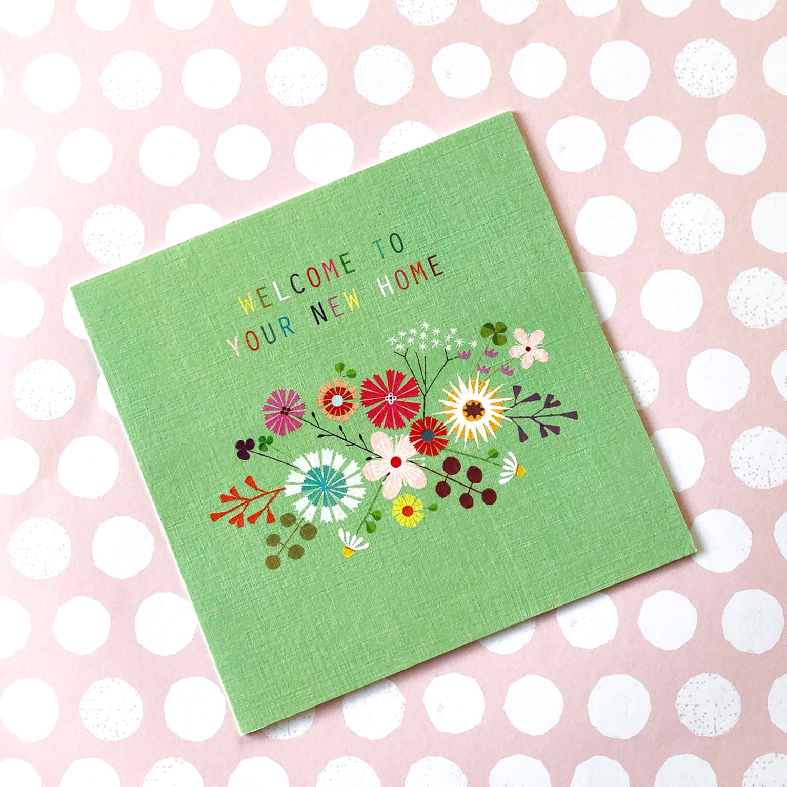 FL03 floral new home card