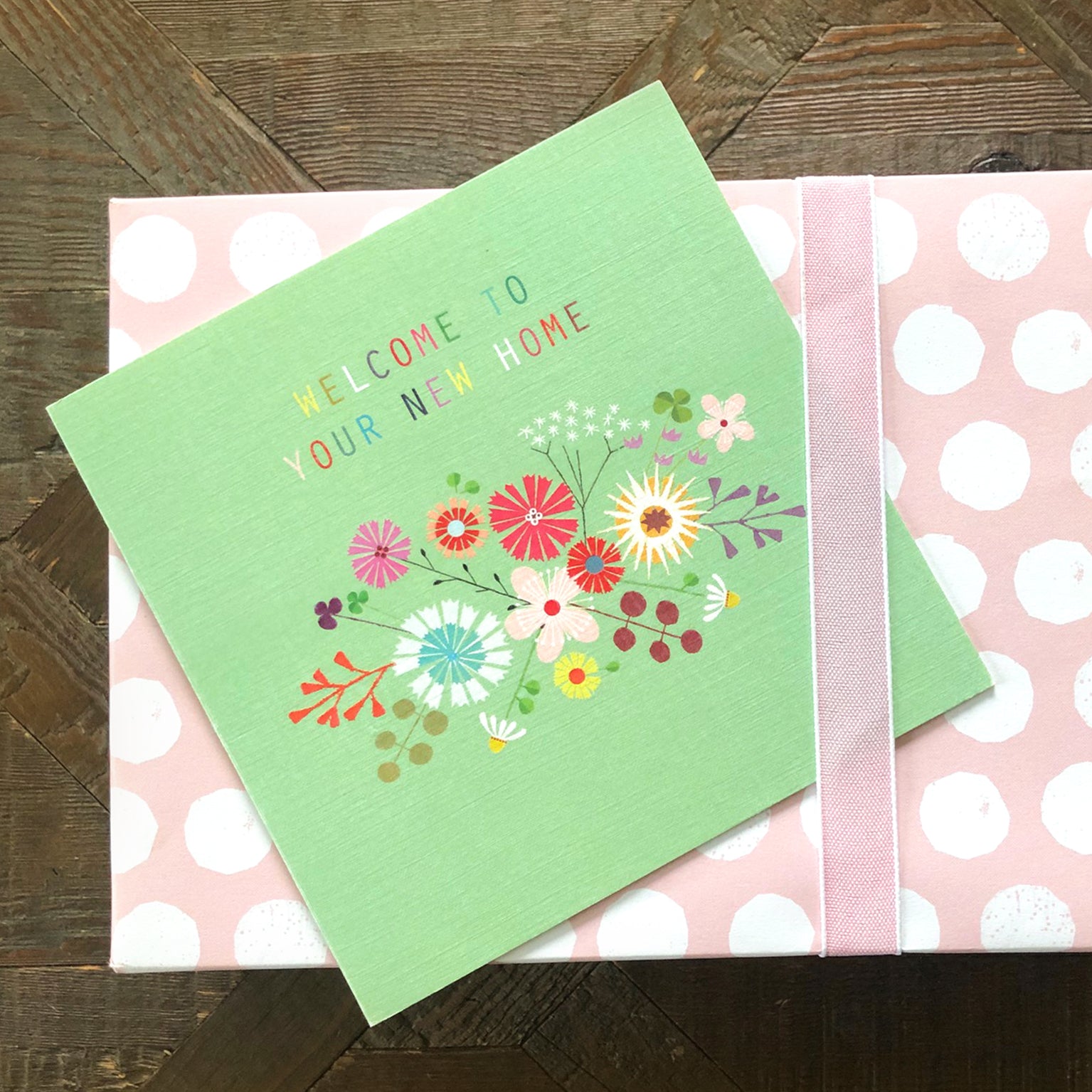 FL03 floral new home card