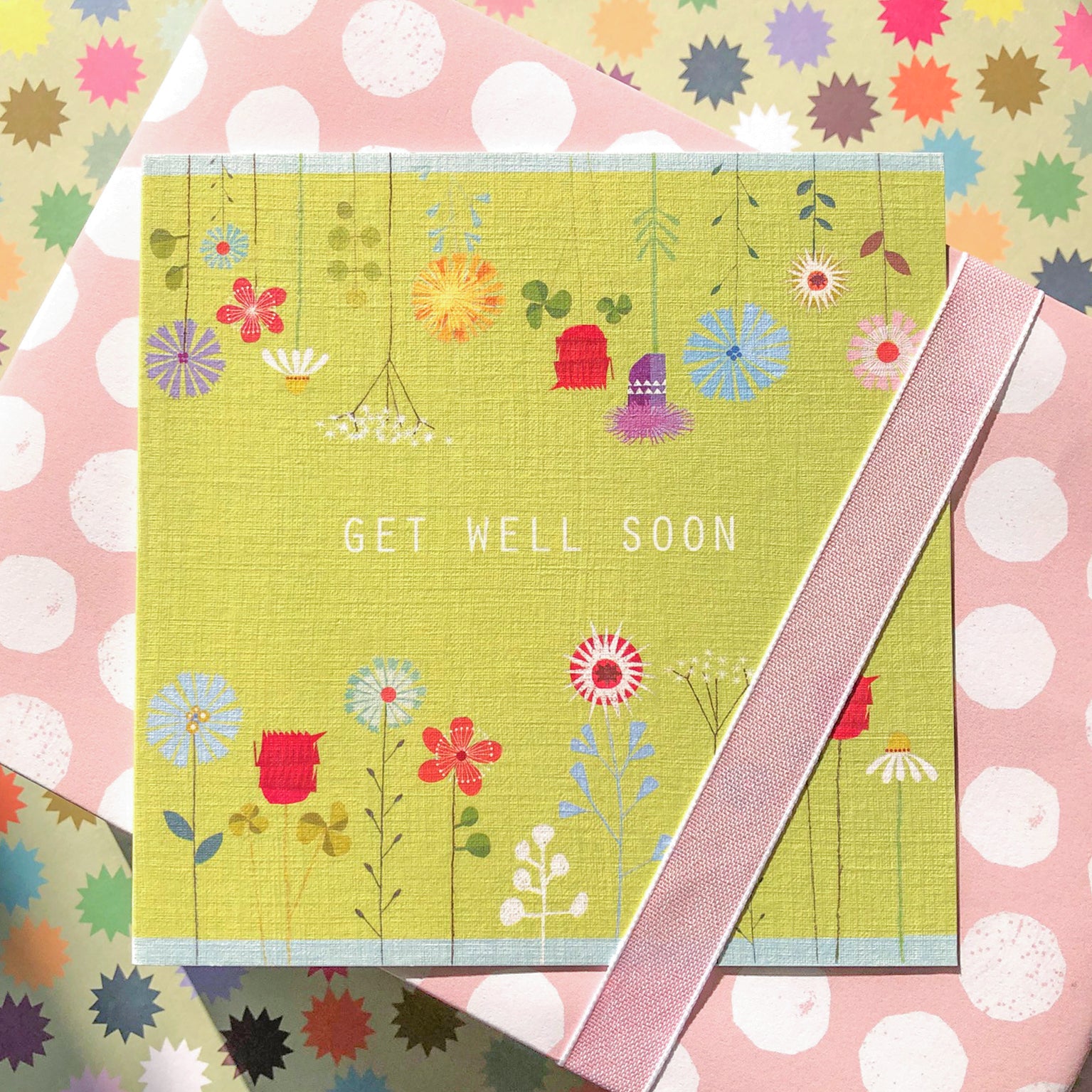 FL04 floral get well card