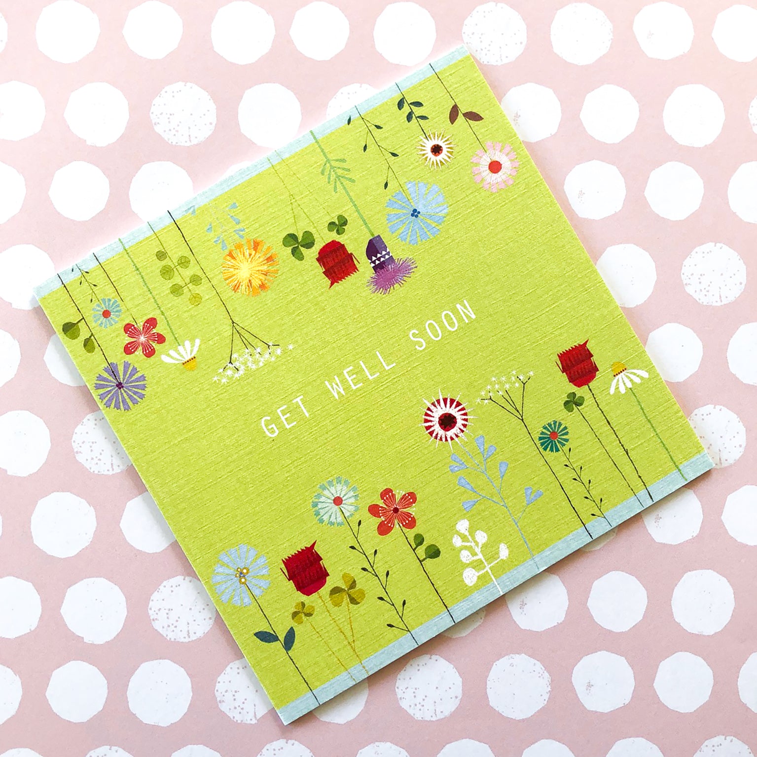 FL04 floral get well card