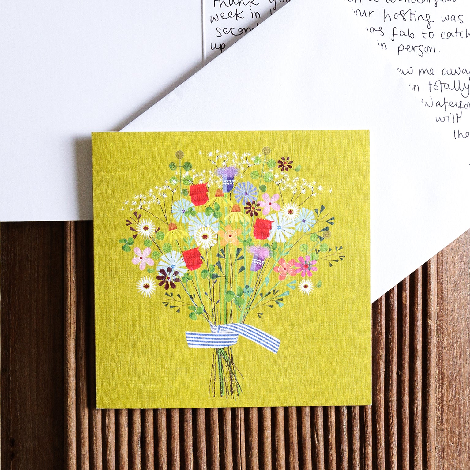 FL10 bunch of flowers card