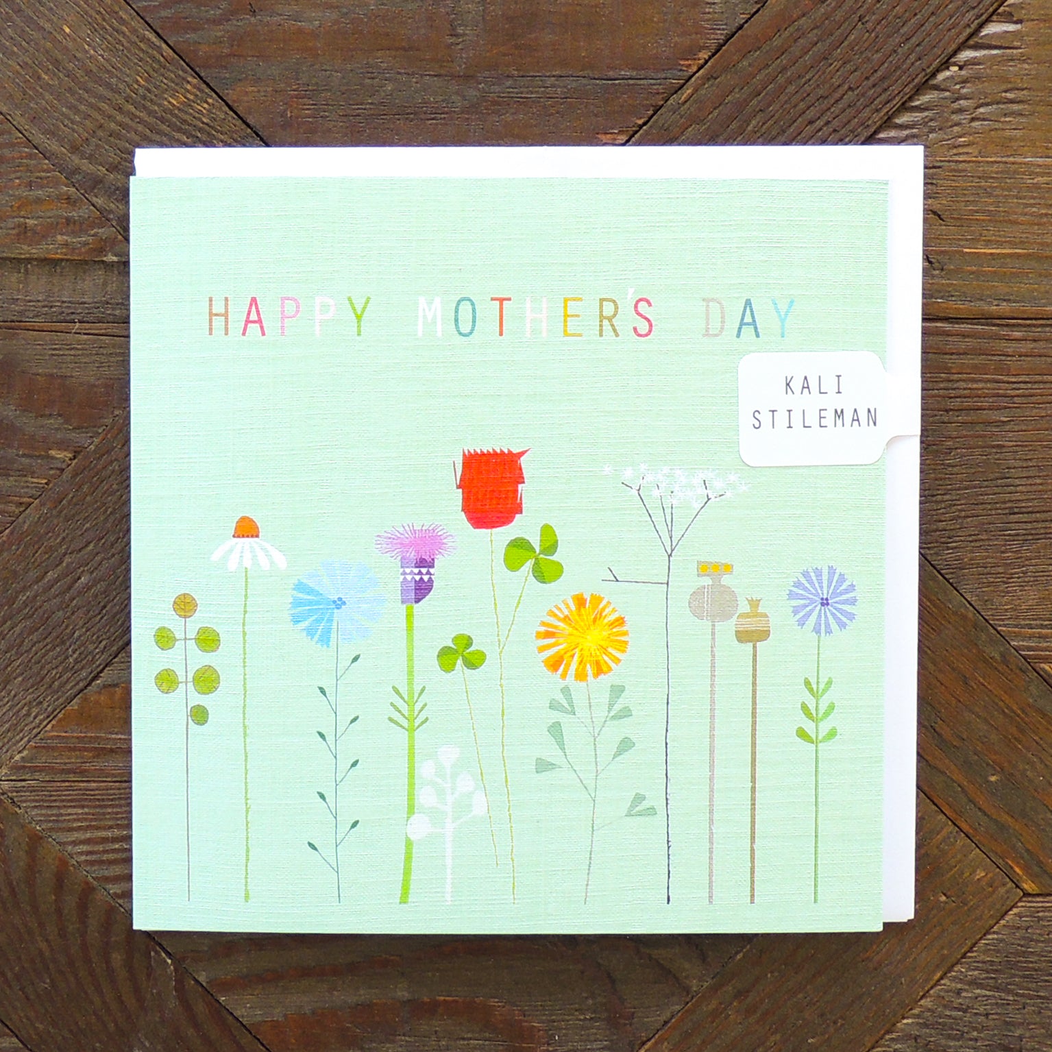 FL44 Mother's Day flowers card