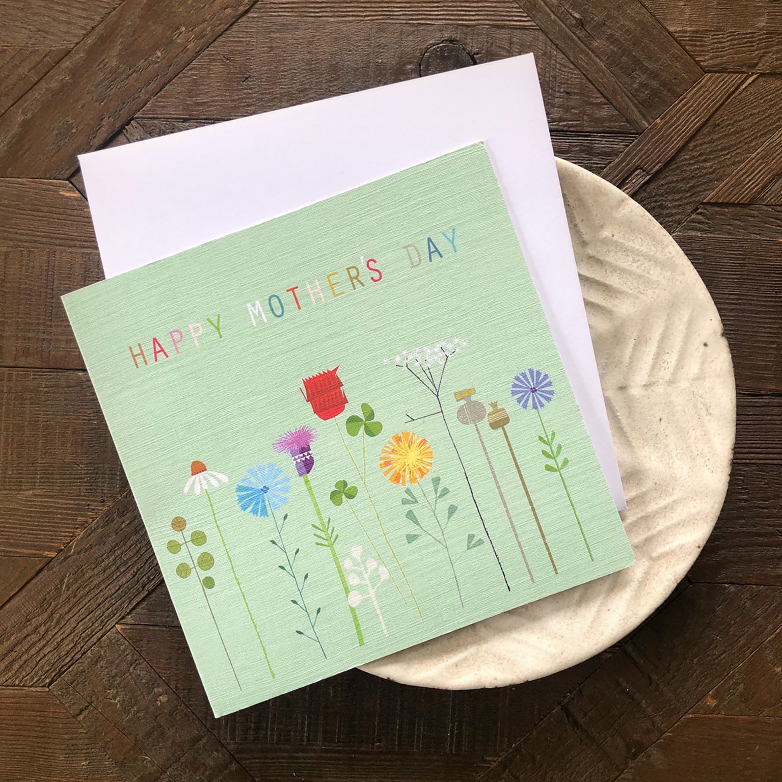 FL44 Mother's Day flowers card