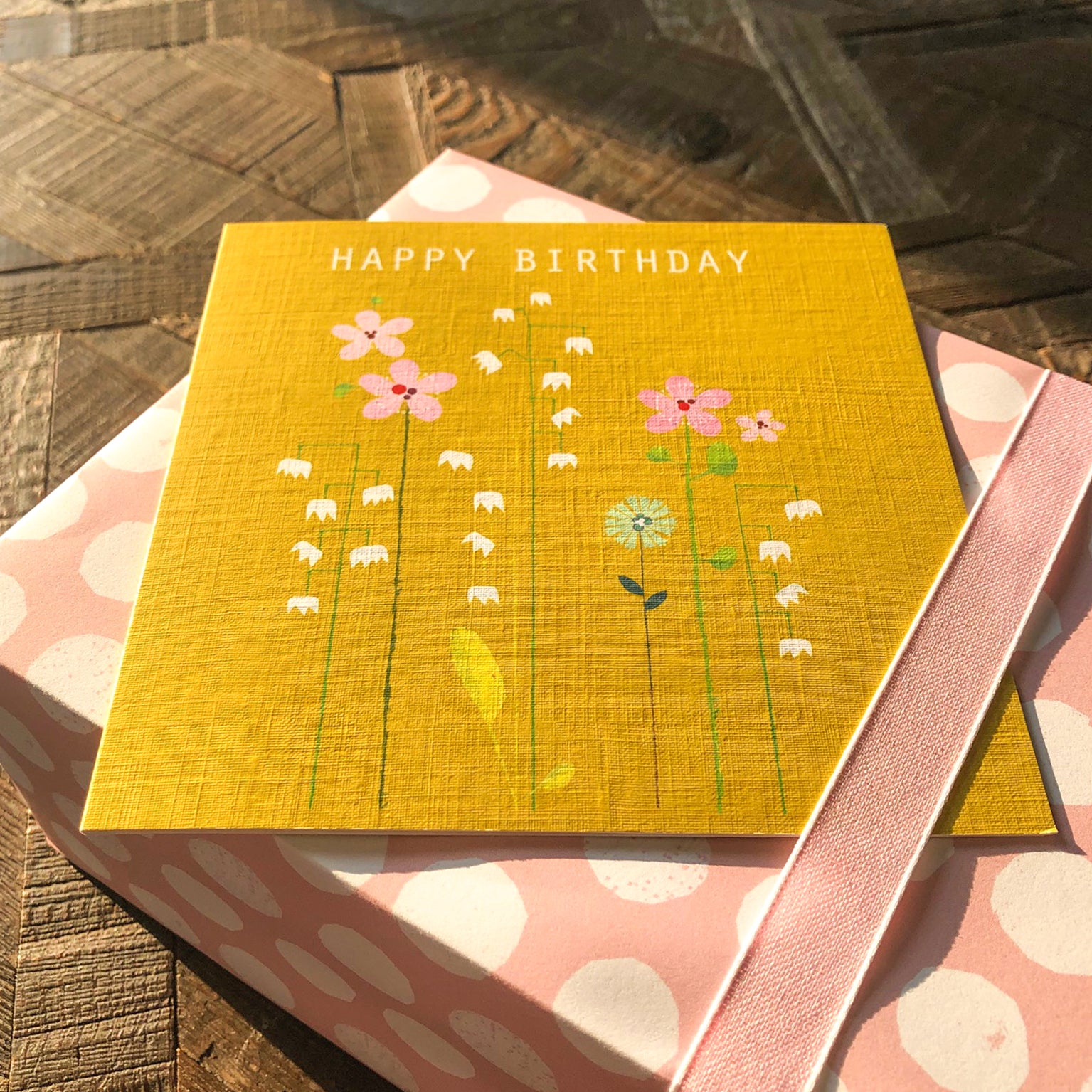 FL50 lily of the valley birthday card