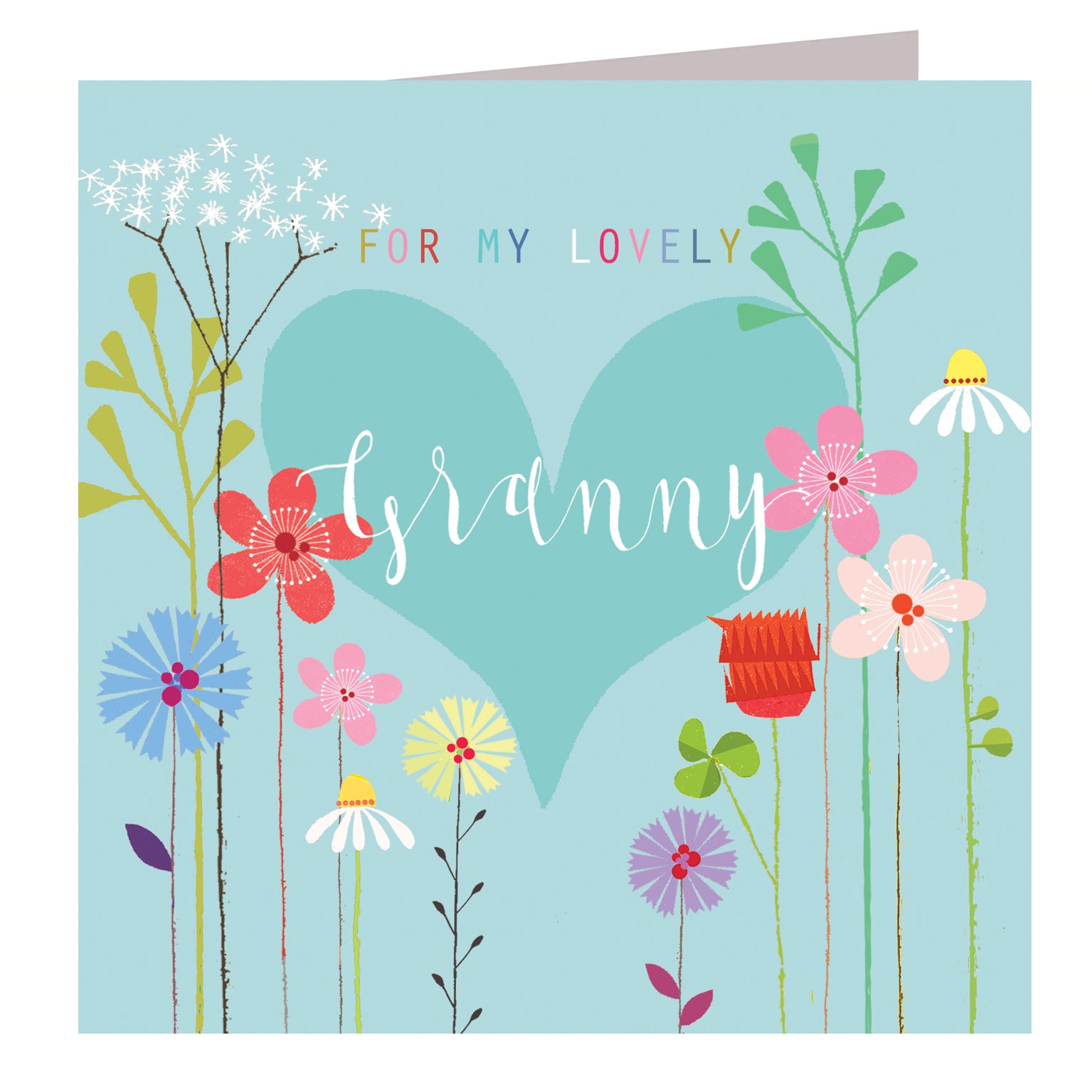 FLG02 lovely granny greetings card