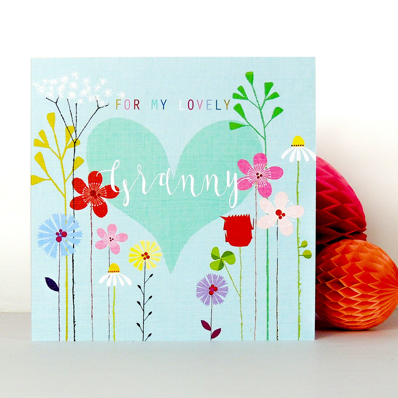 FLG02 lovely granny greetings card