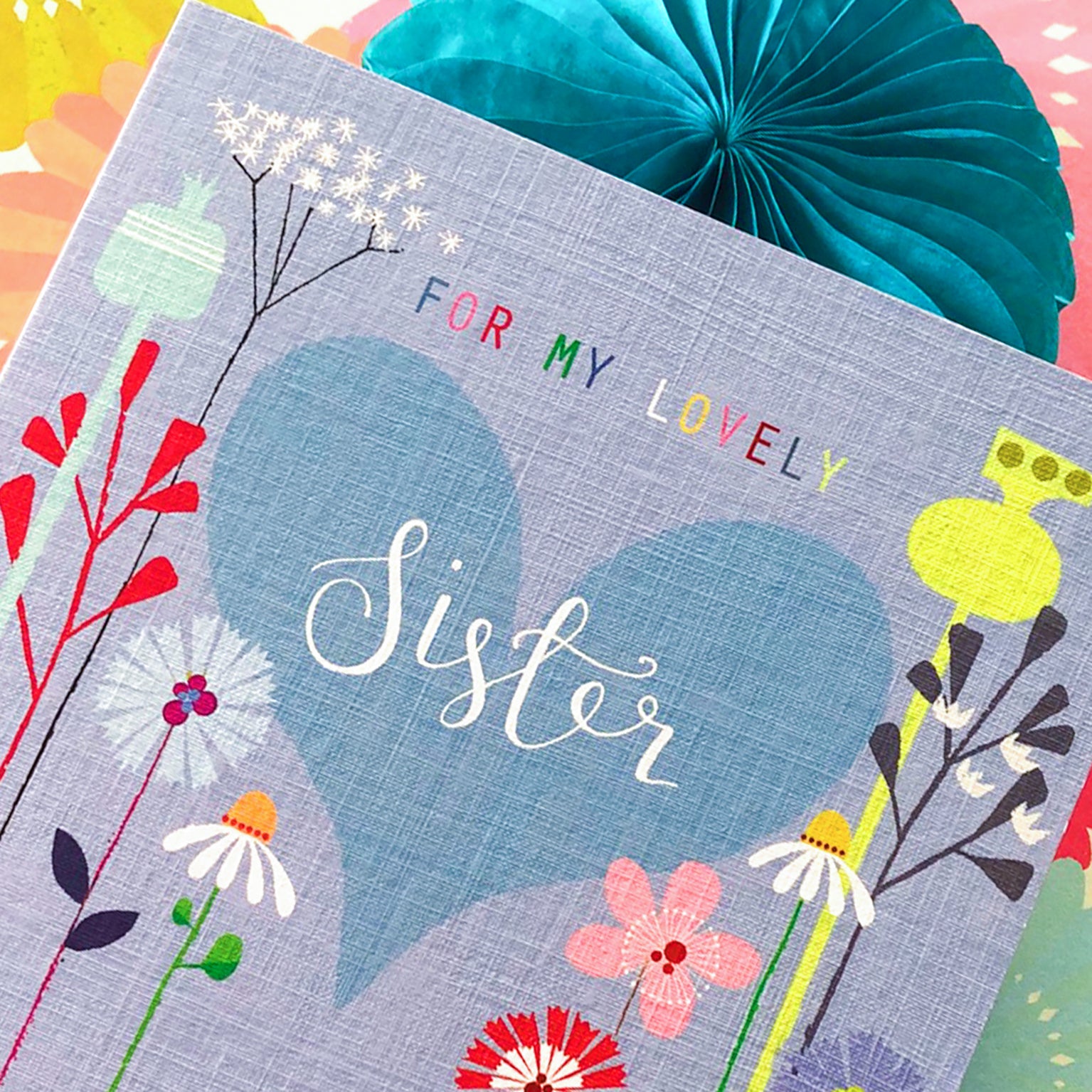 FLG03 lovely sister greetings card