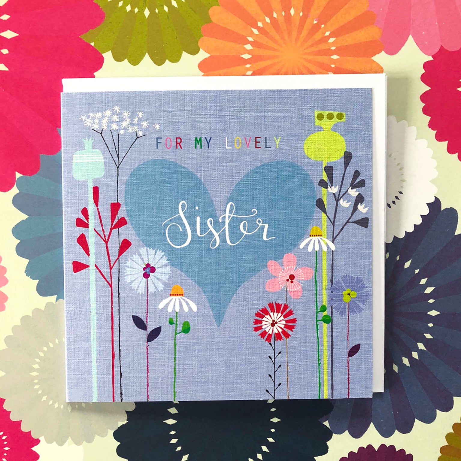 FLG03 lovely sister greetings card