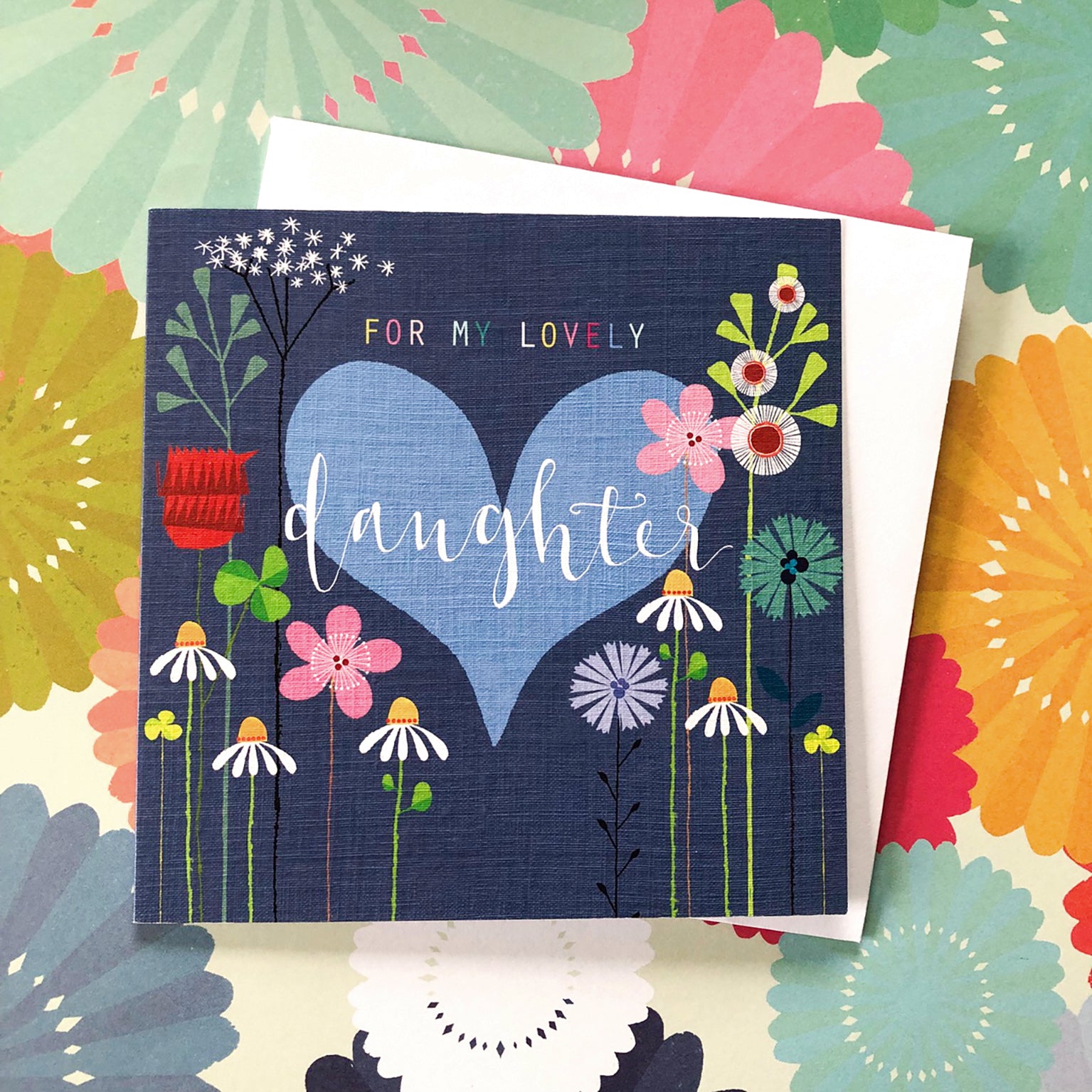 FLG04 lovely daughter greetings card