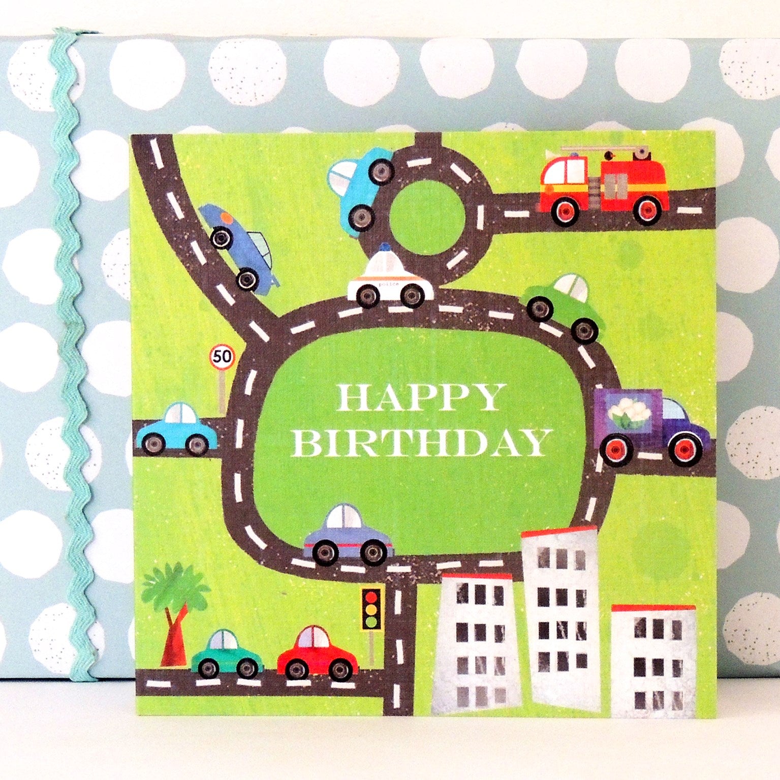 cars birthday card