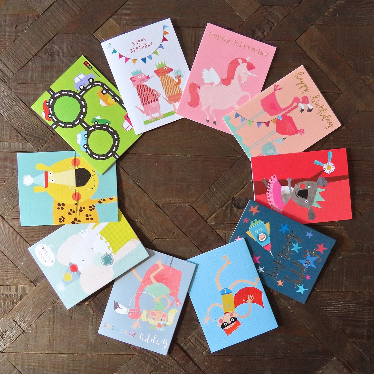 mixed mini children's cards