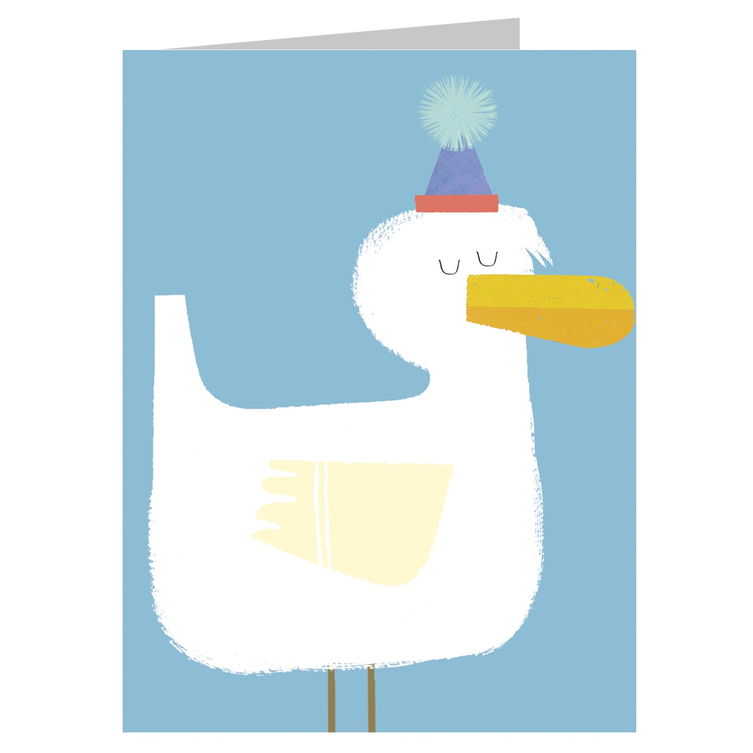 mini duck greetings card