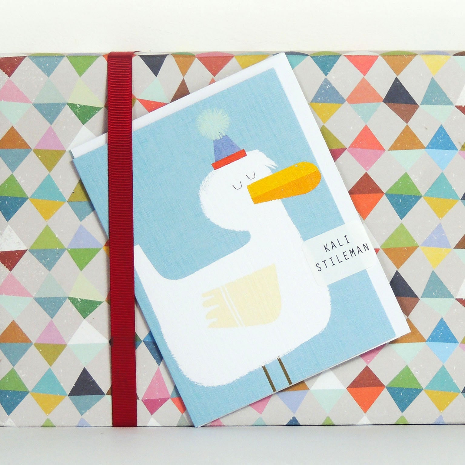 mini duck greetings card