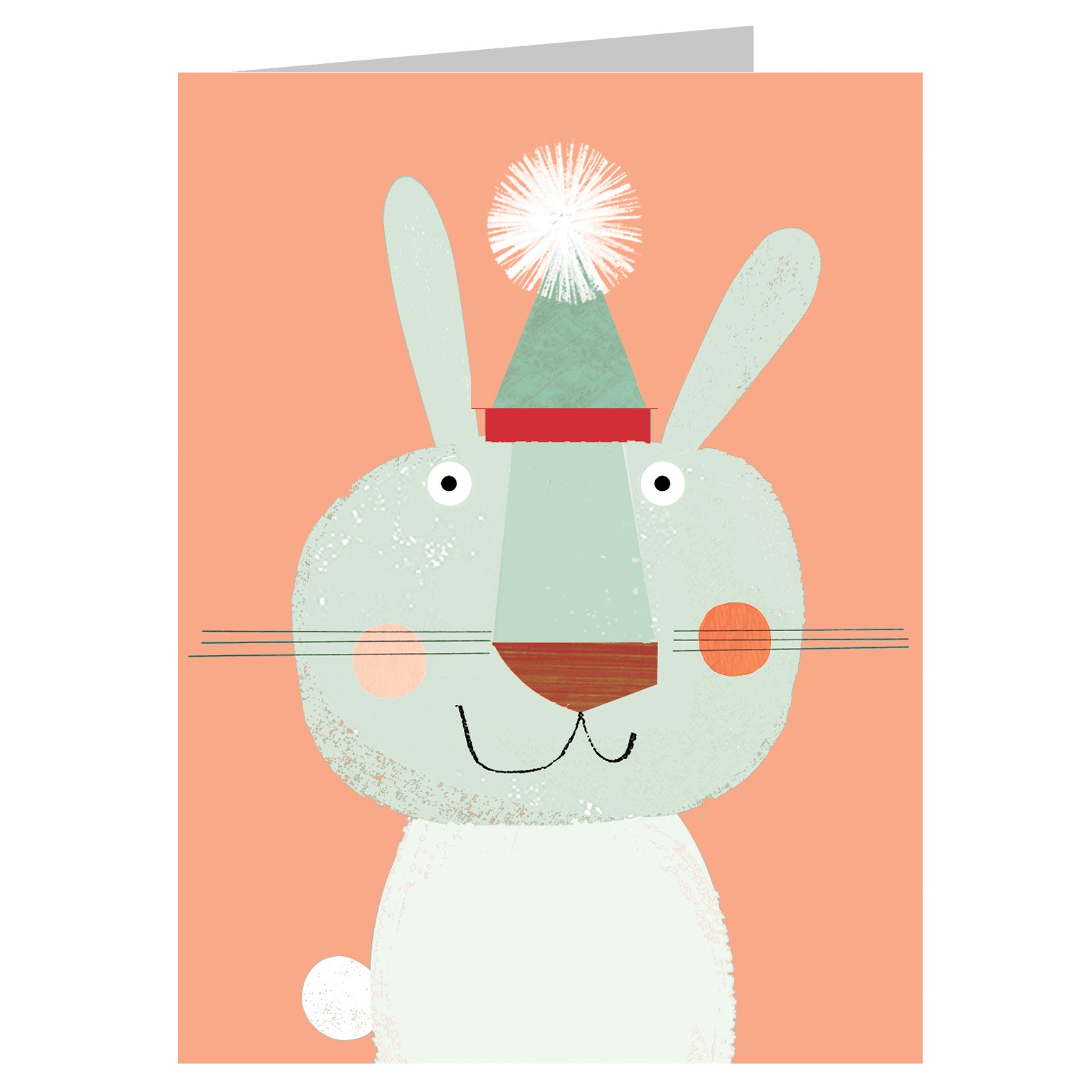 mini rabbit greetings card