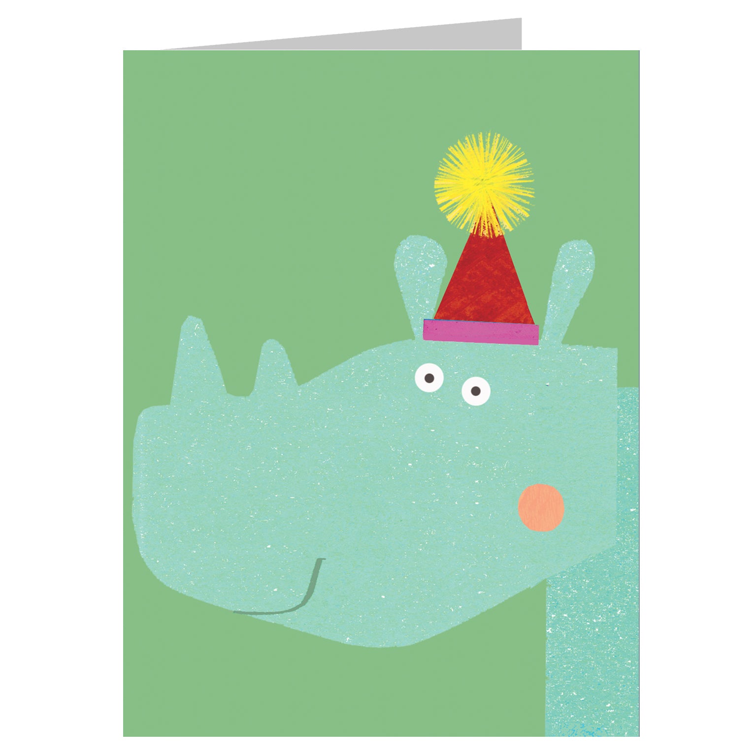 mini rhino greetings card