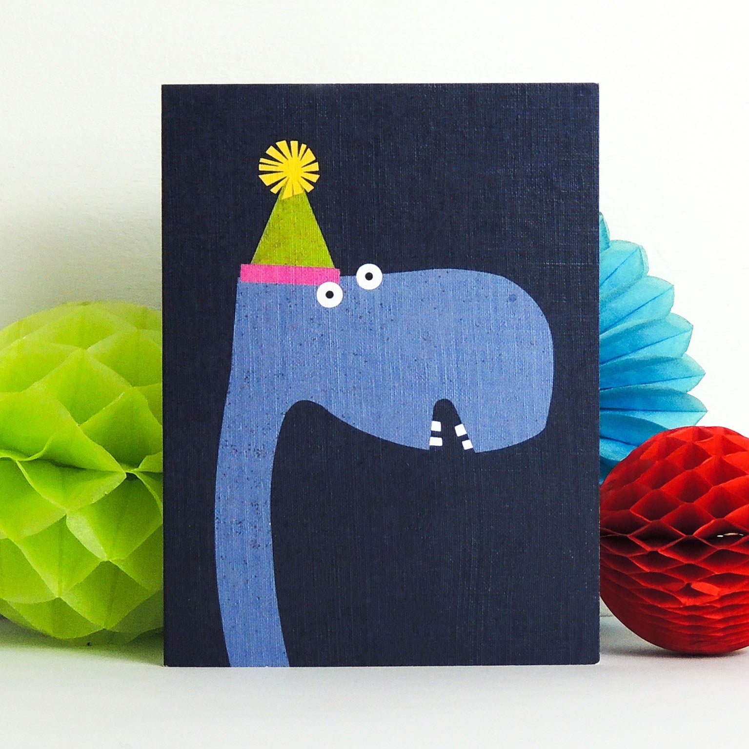 mini diplodocus greetings card