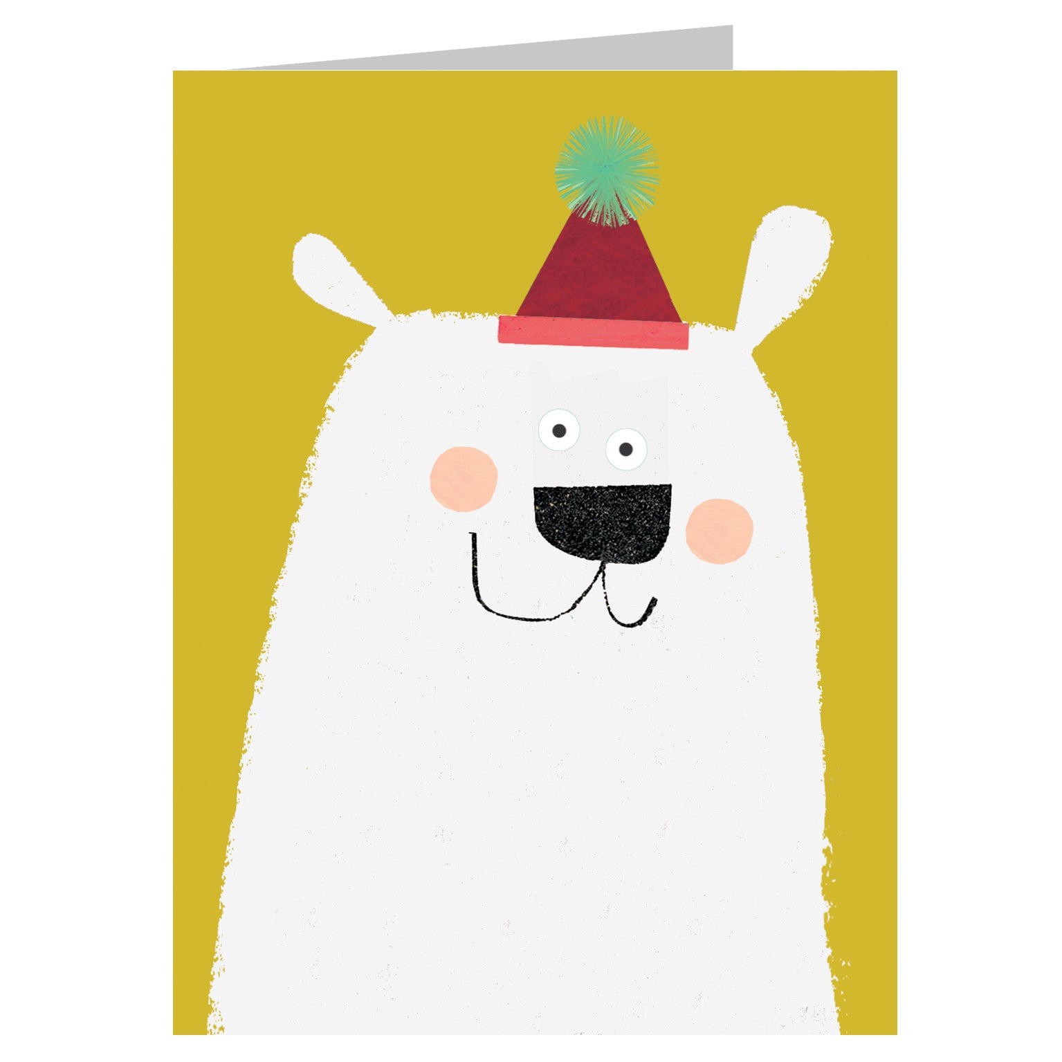 mini polar bear card