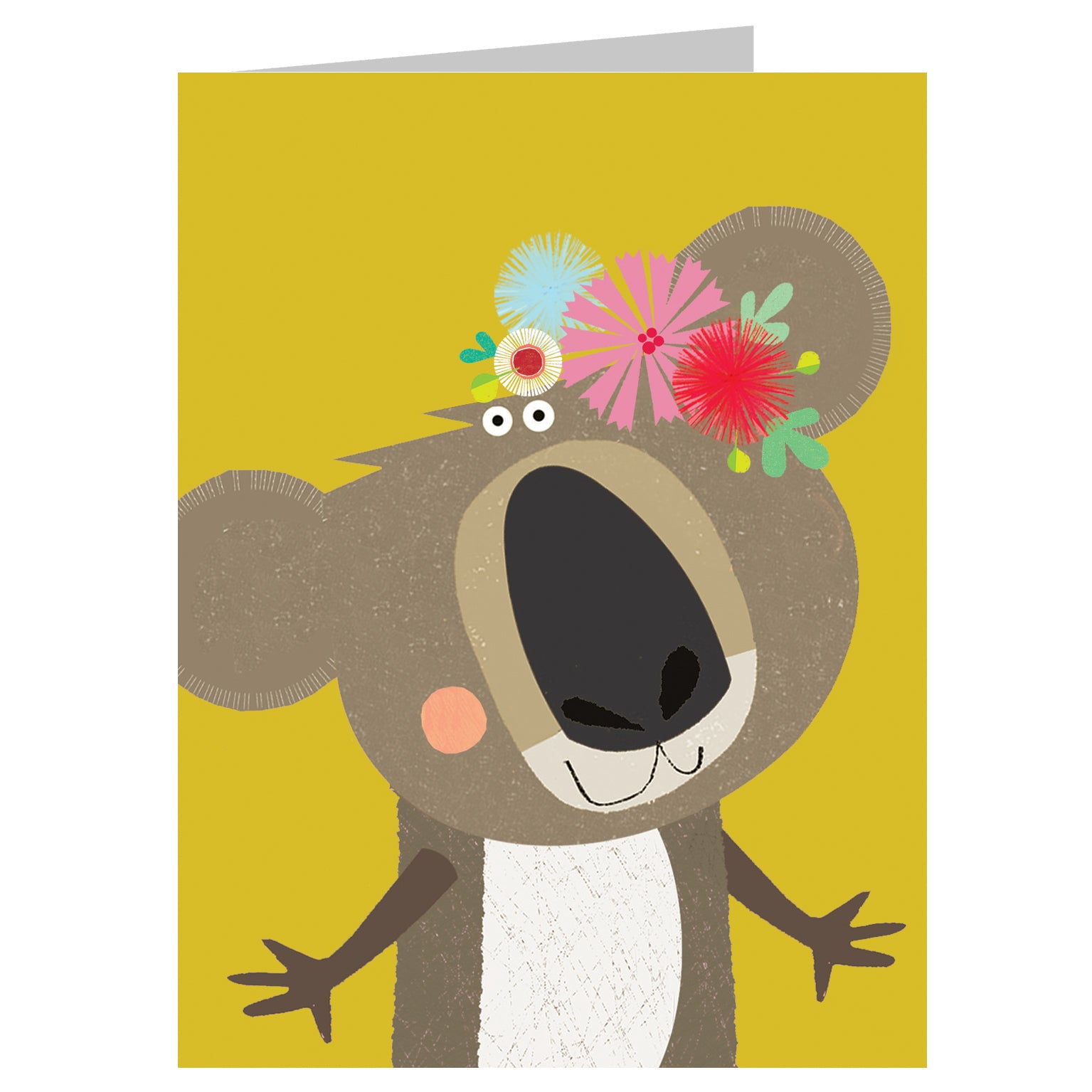 mini koala greetings card