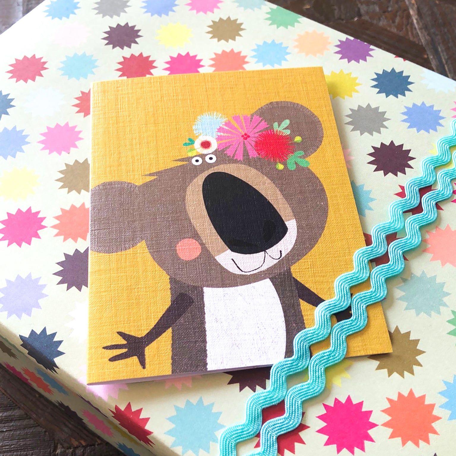 mini koala greetings card