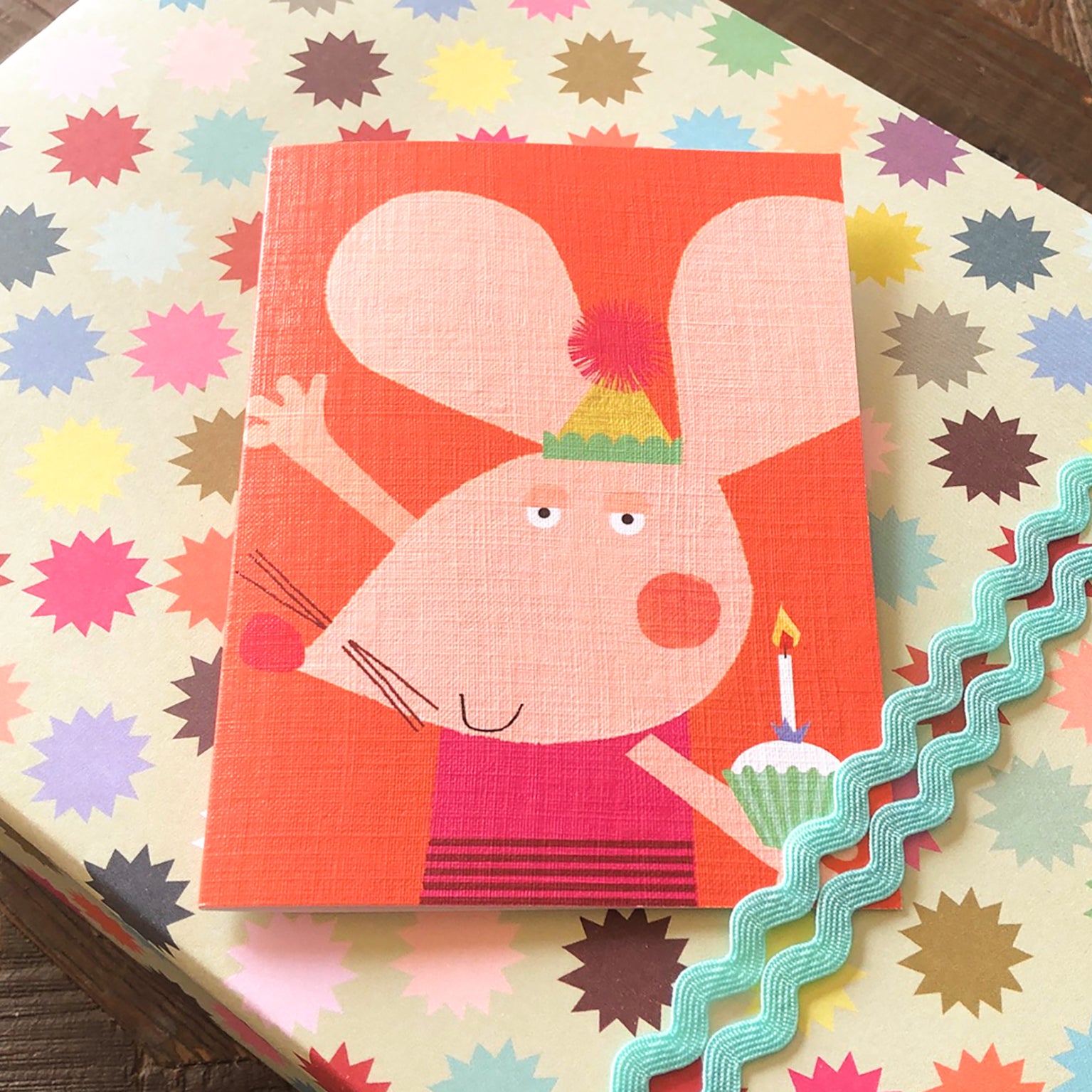 mini mouse greetings card