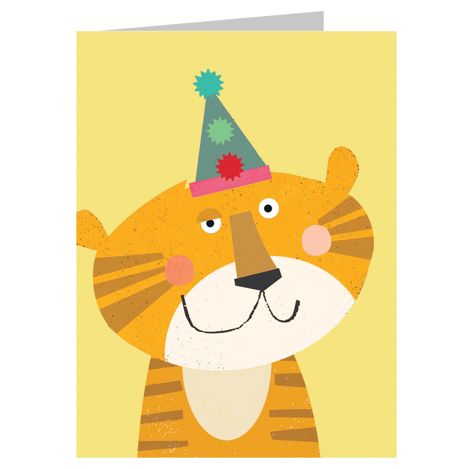 mini tiger greetings card