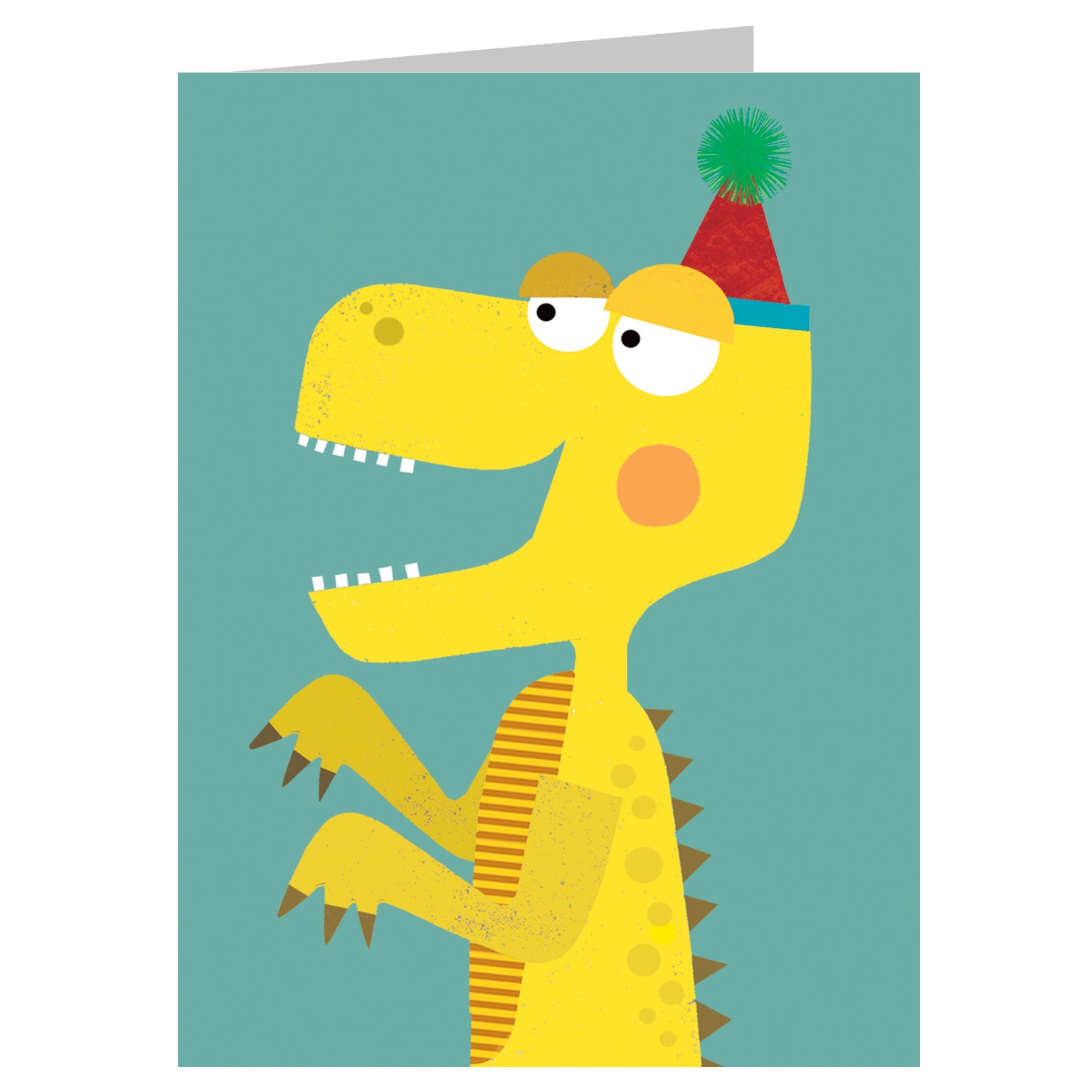 mini dinosaur greetings card