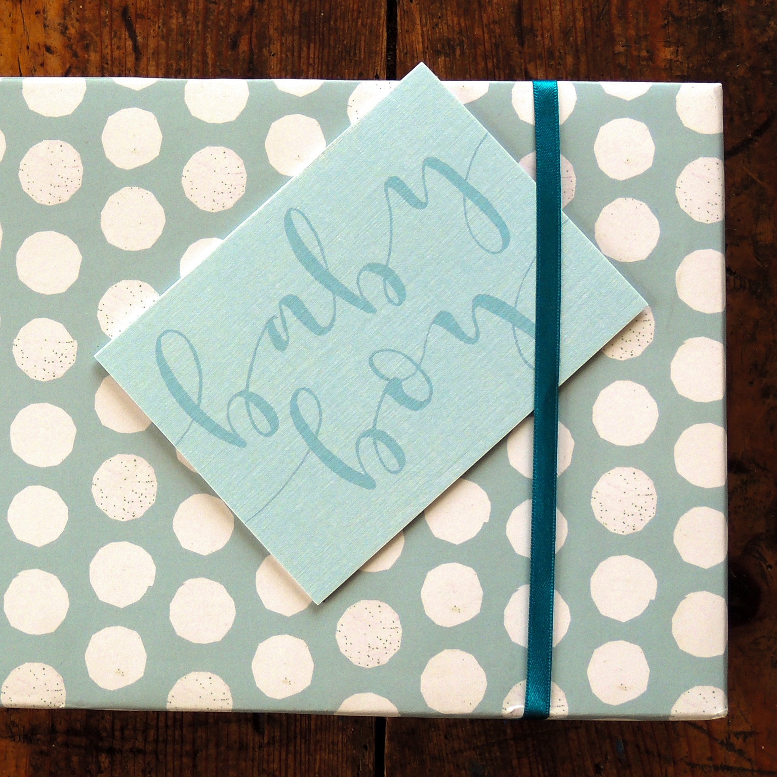 mini baby boy card