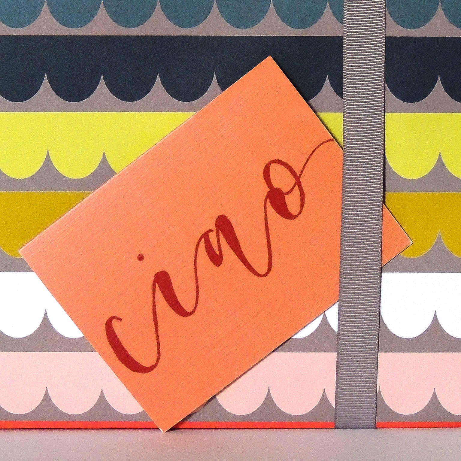 mini ciao greetings card