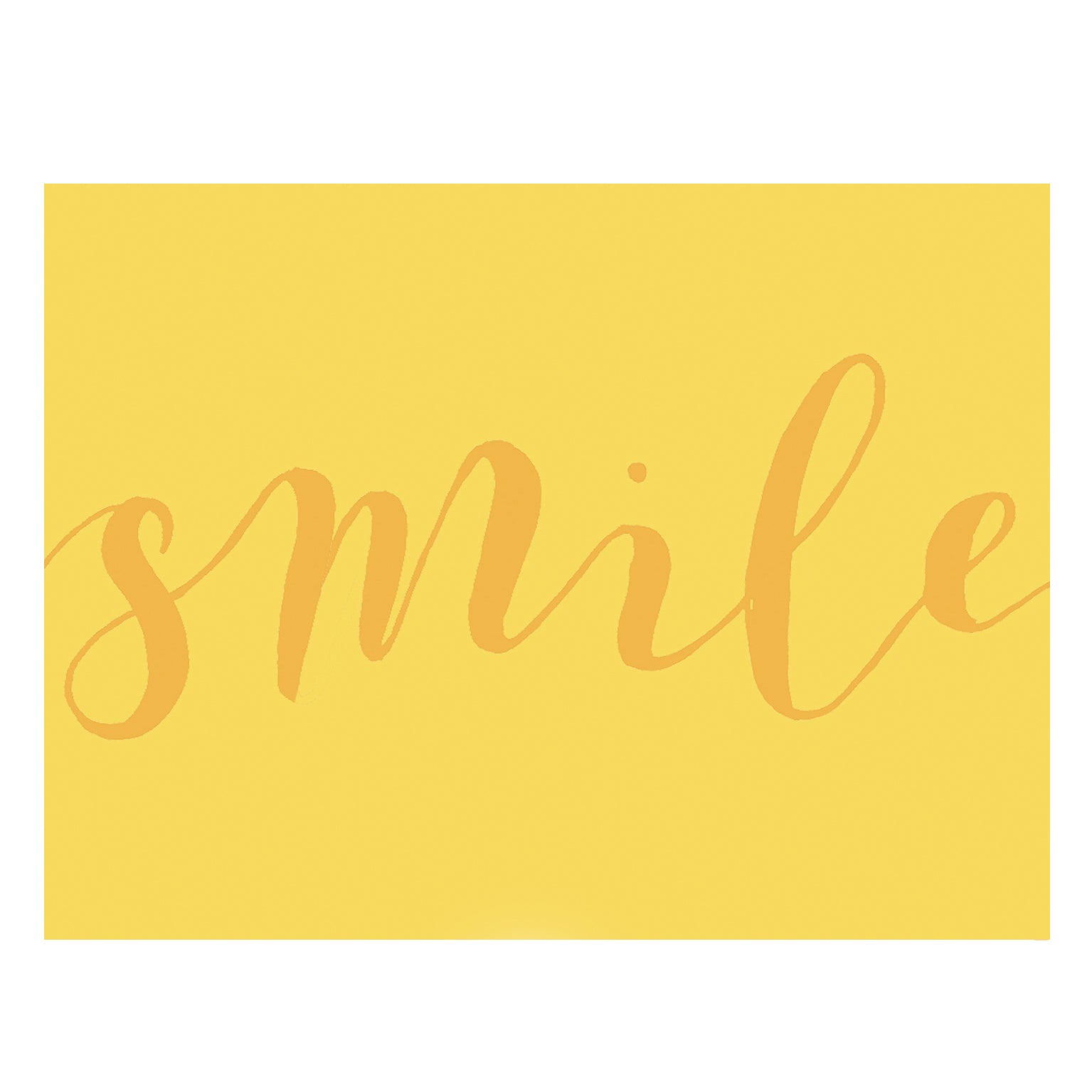 mini smile greetings card