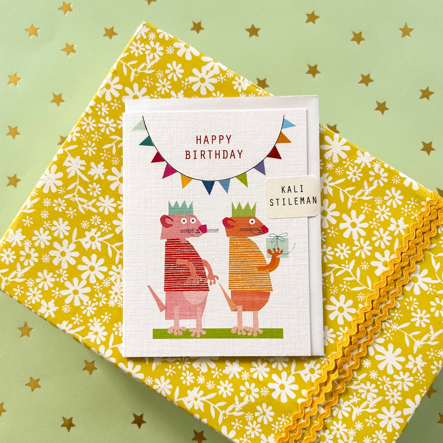 KTW17 mini meercat happy birthday card