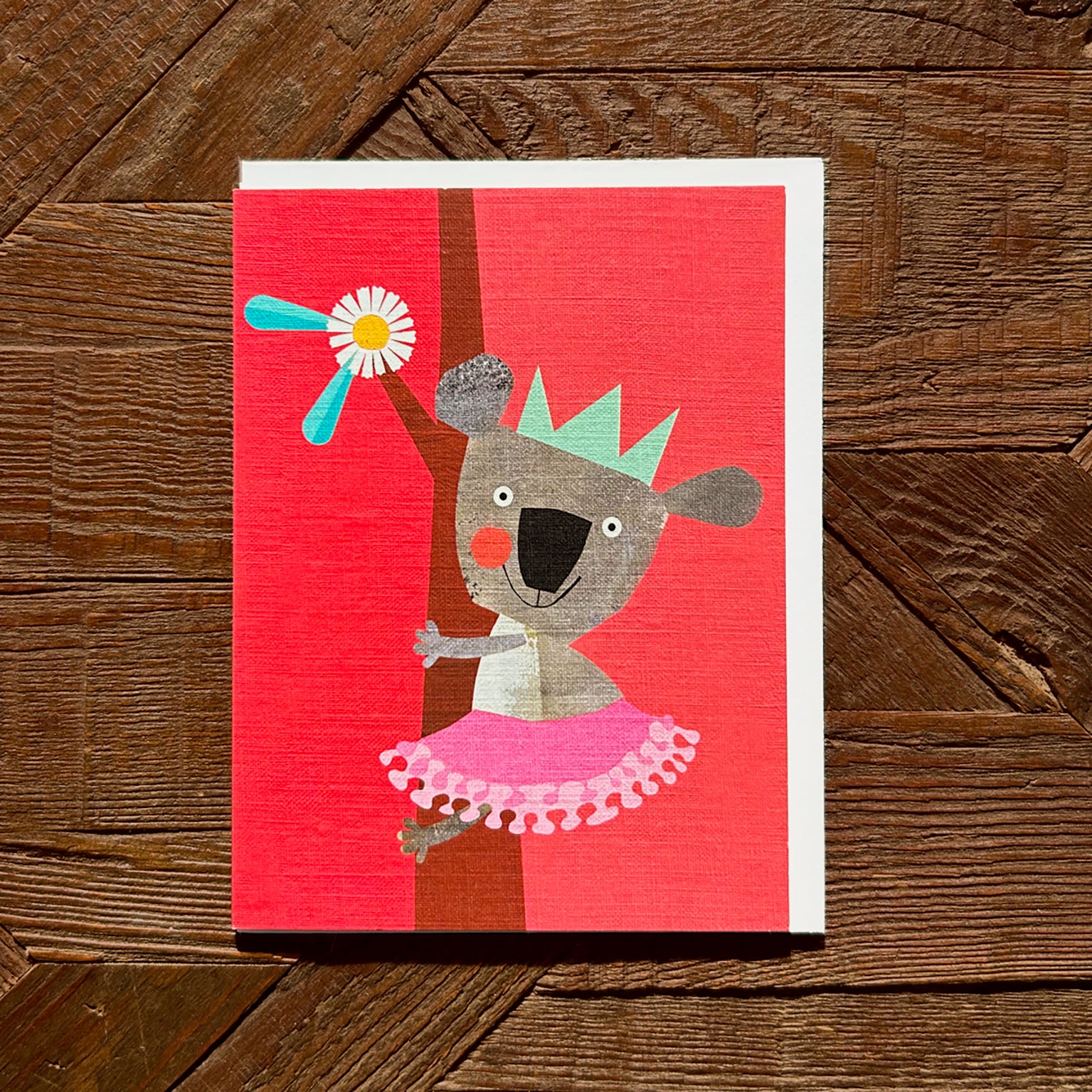 mini koala greetings card