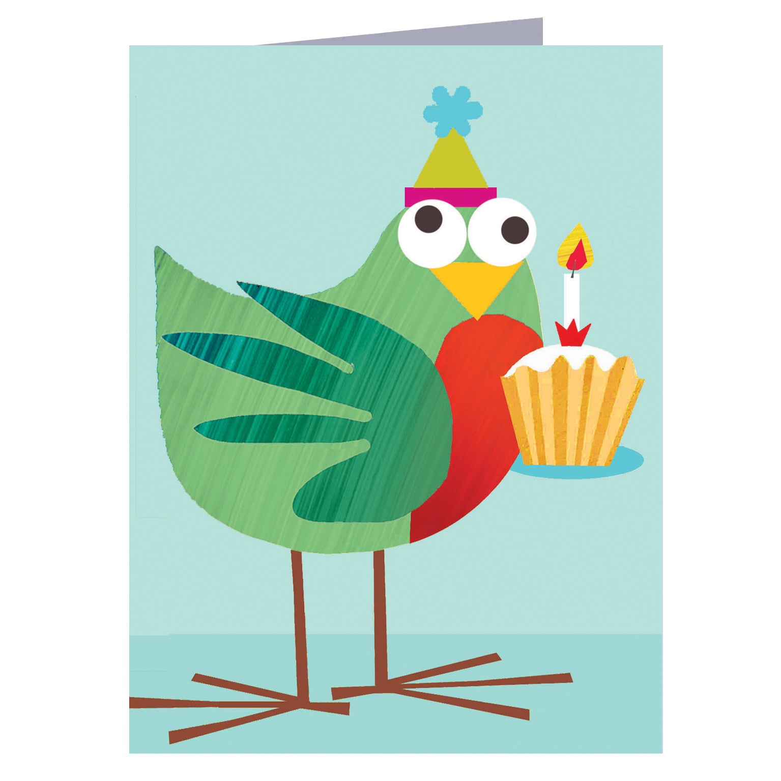 KTW46 mini bird and cake card