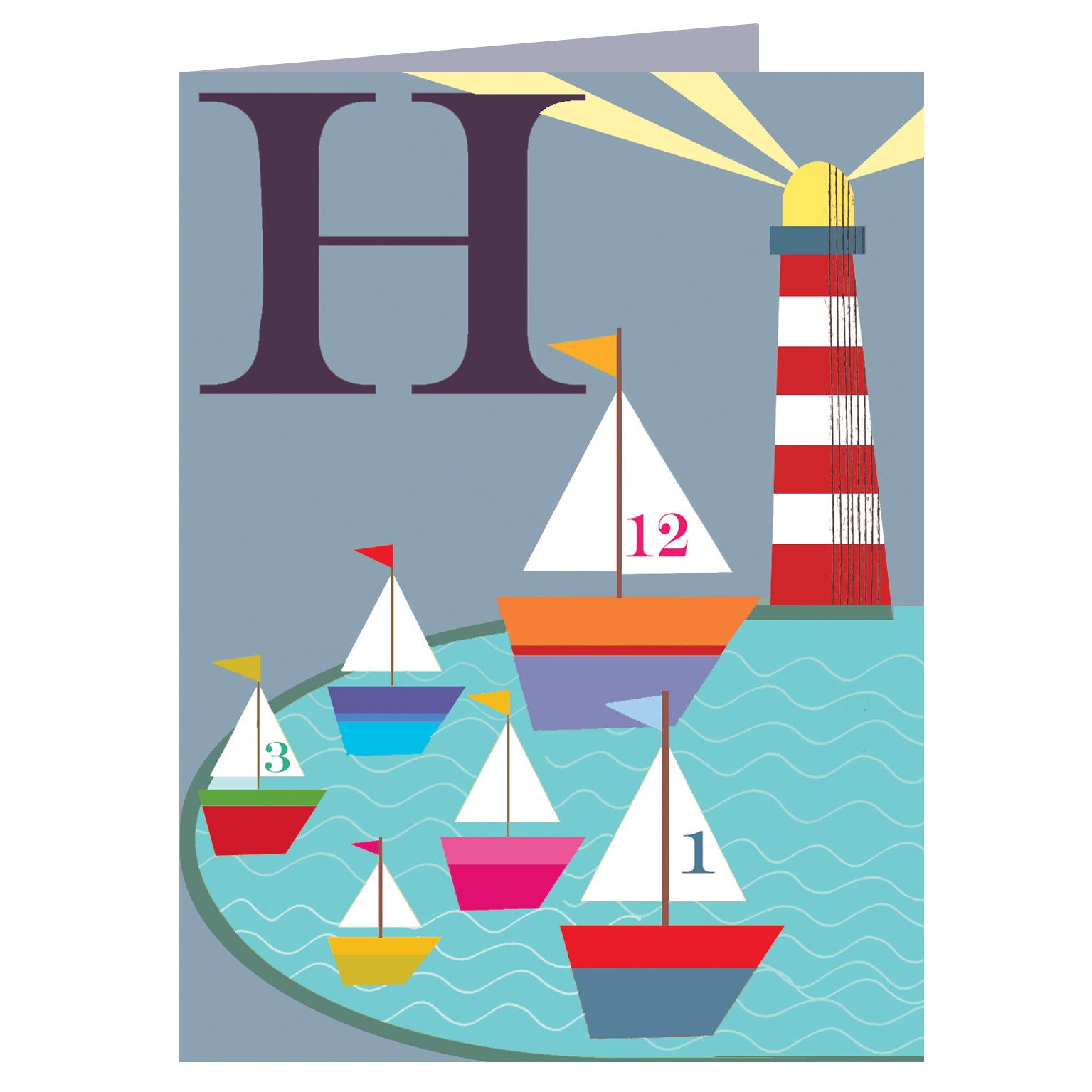 mini H for harbour card