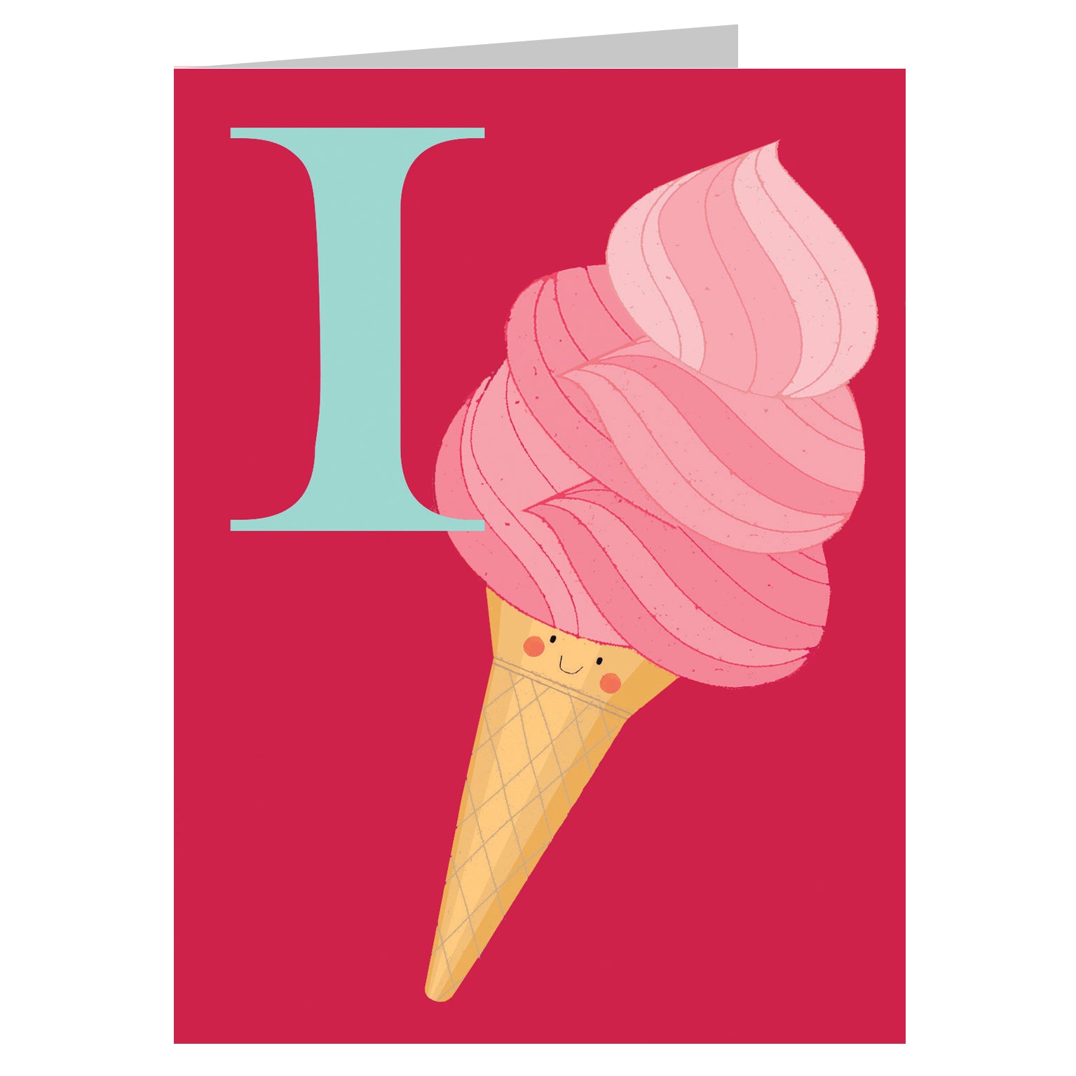 mini I for icecream card