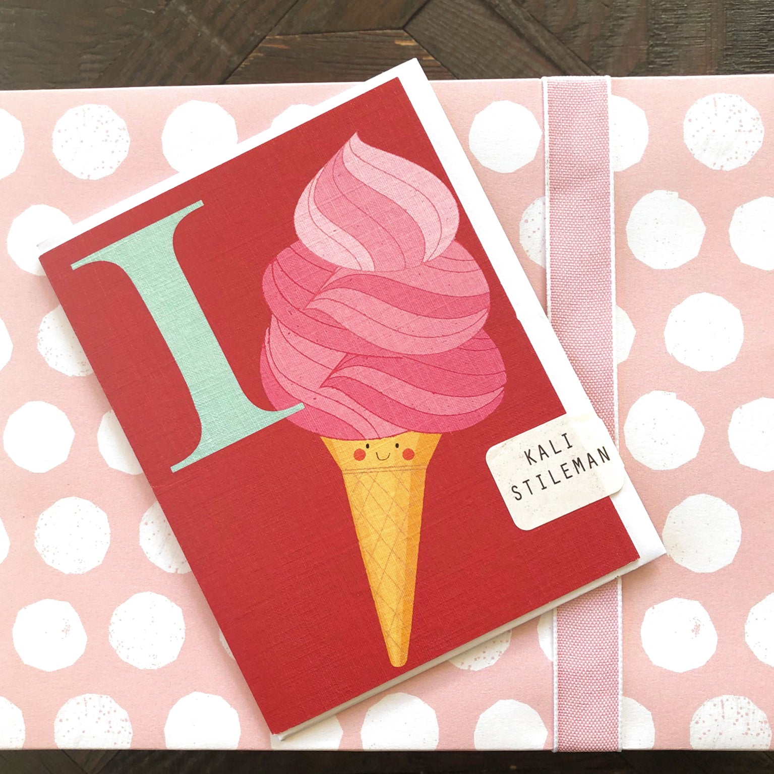 mini I for icecream card