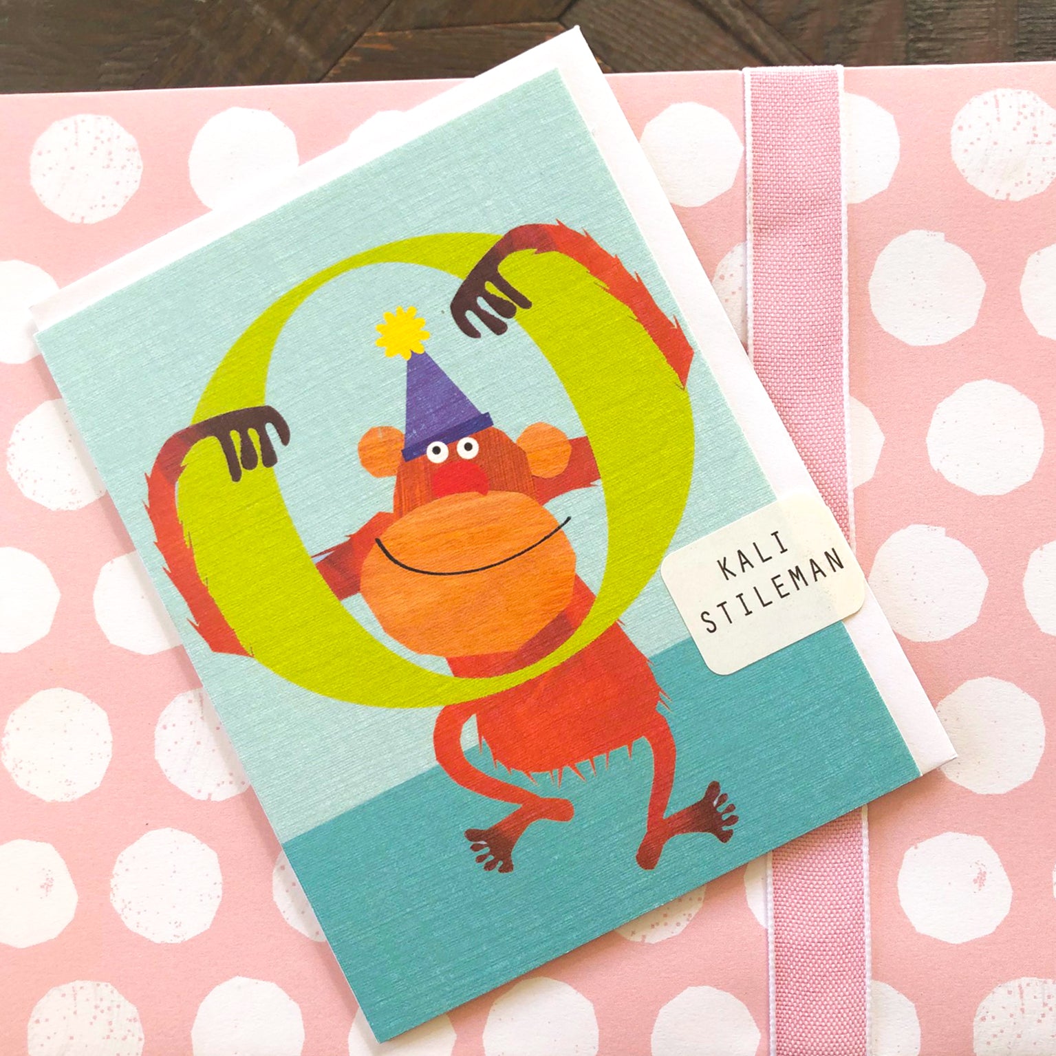 mini O for orangutan card