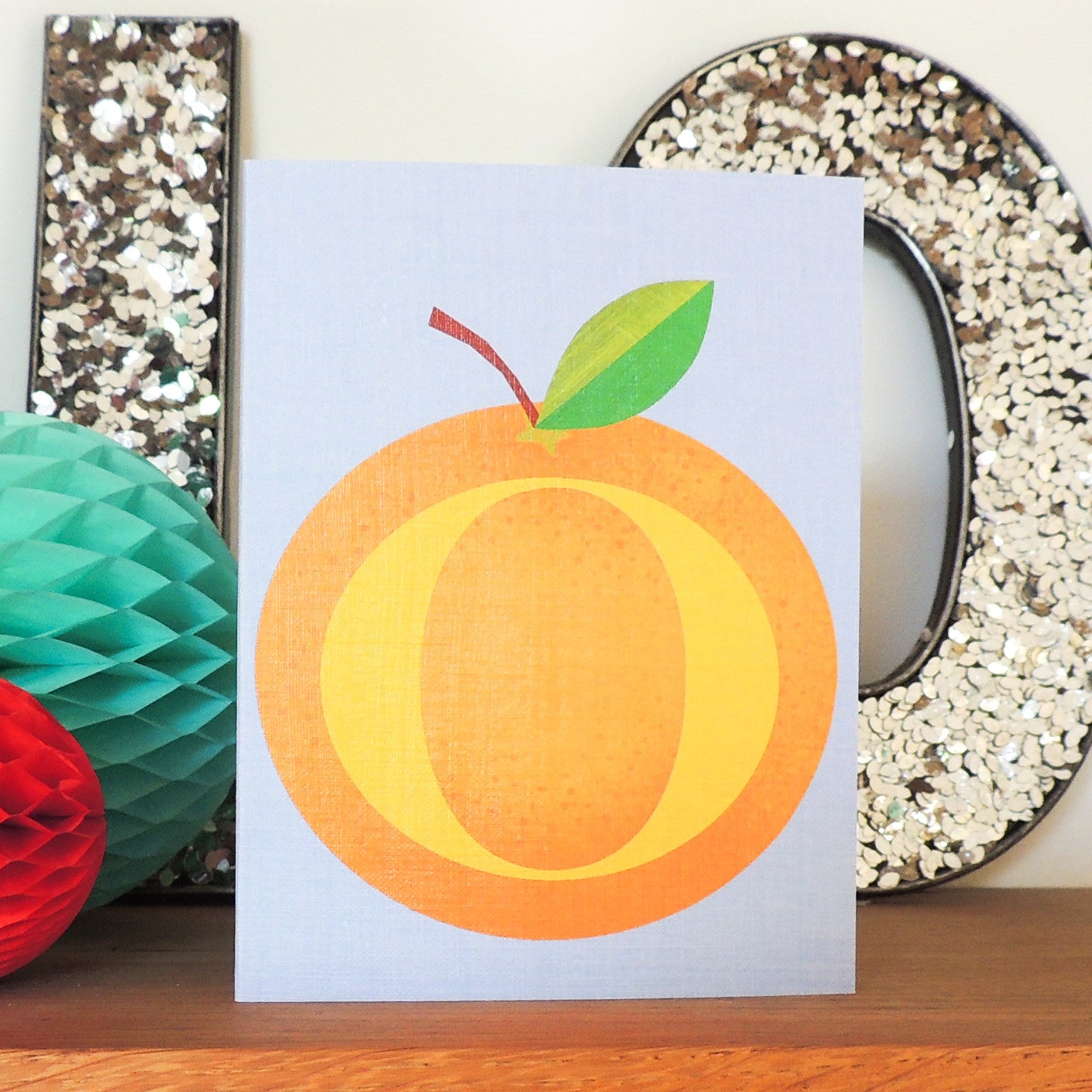 mini O for orange card