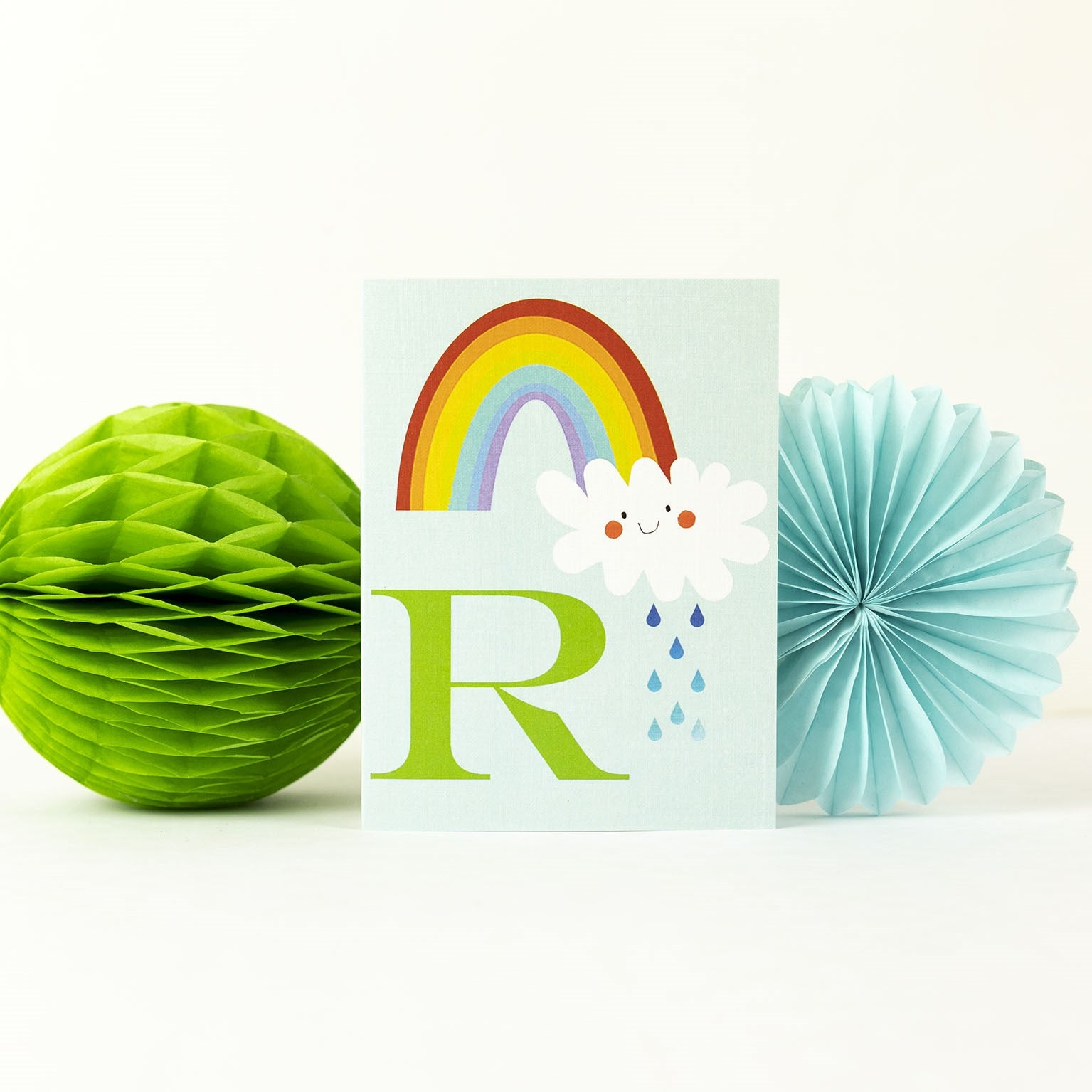 mini R for rainbow card