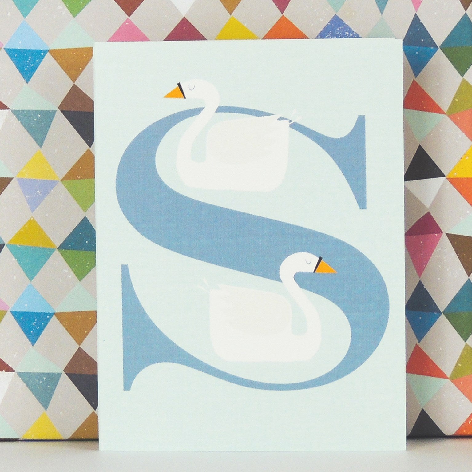 mini S for swan card