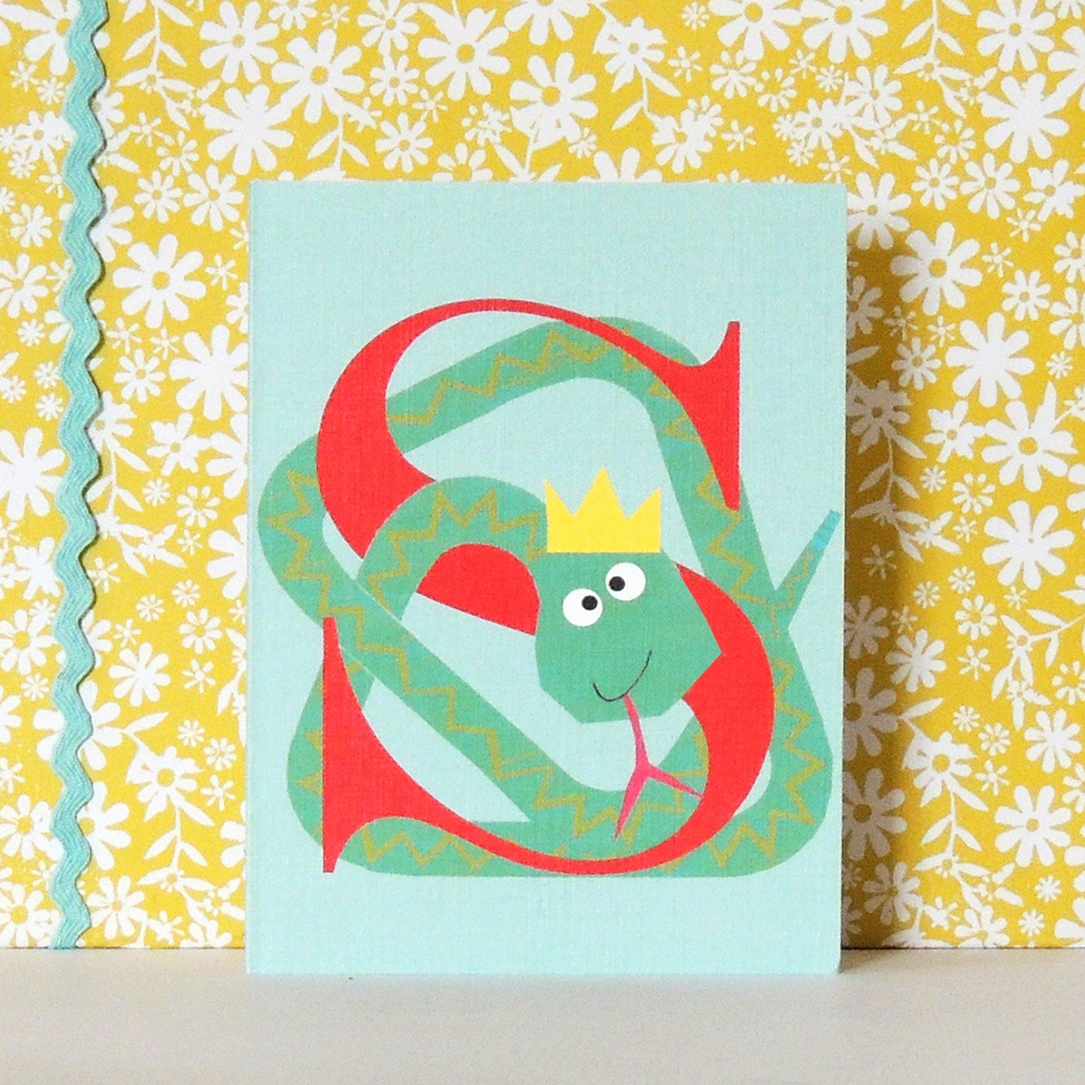 mini S for snake card