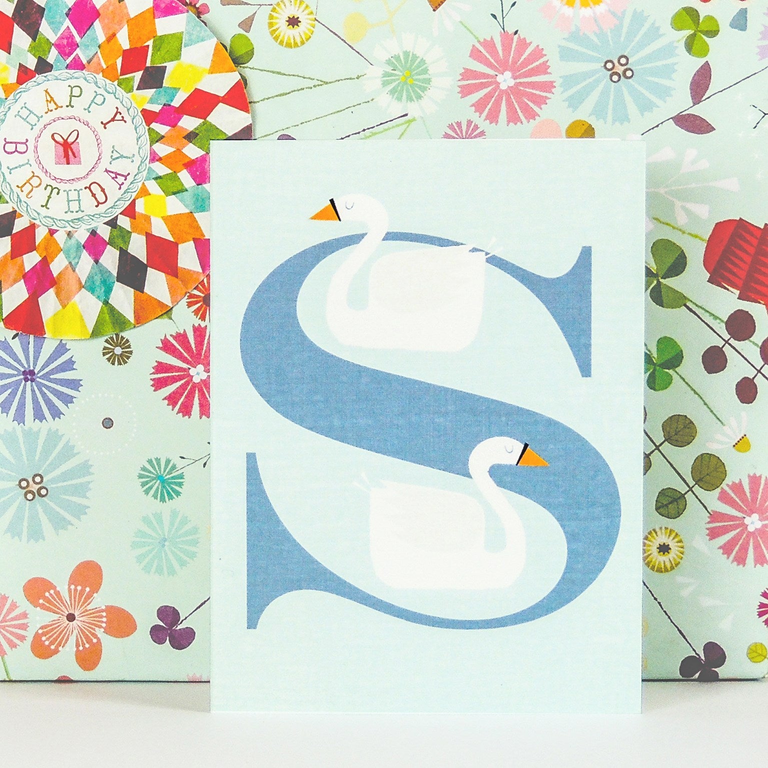 mini S for swan card