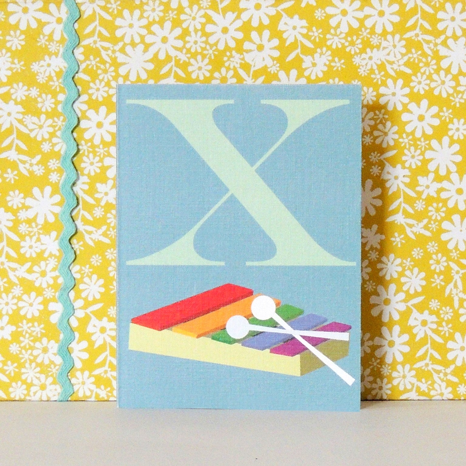 mini X for xylophone card