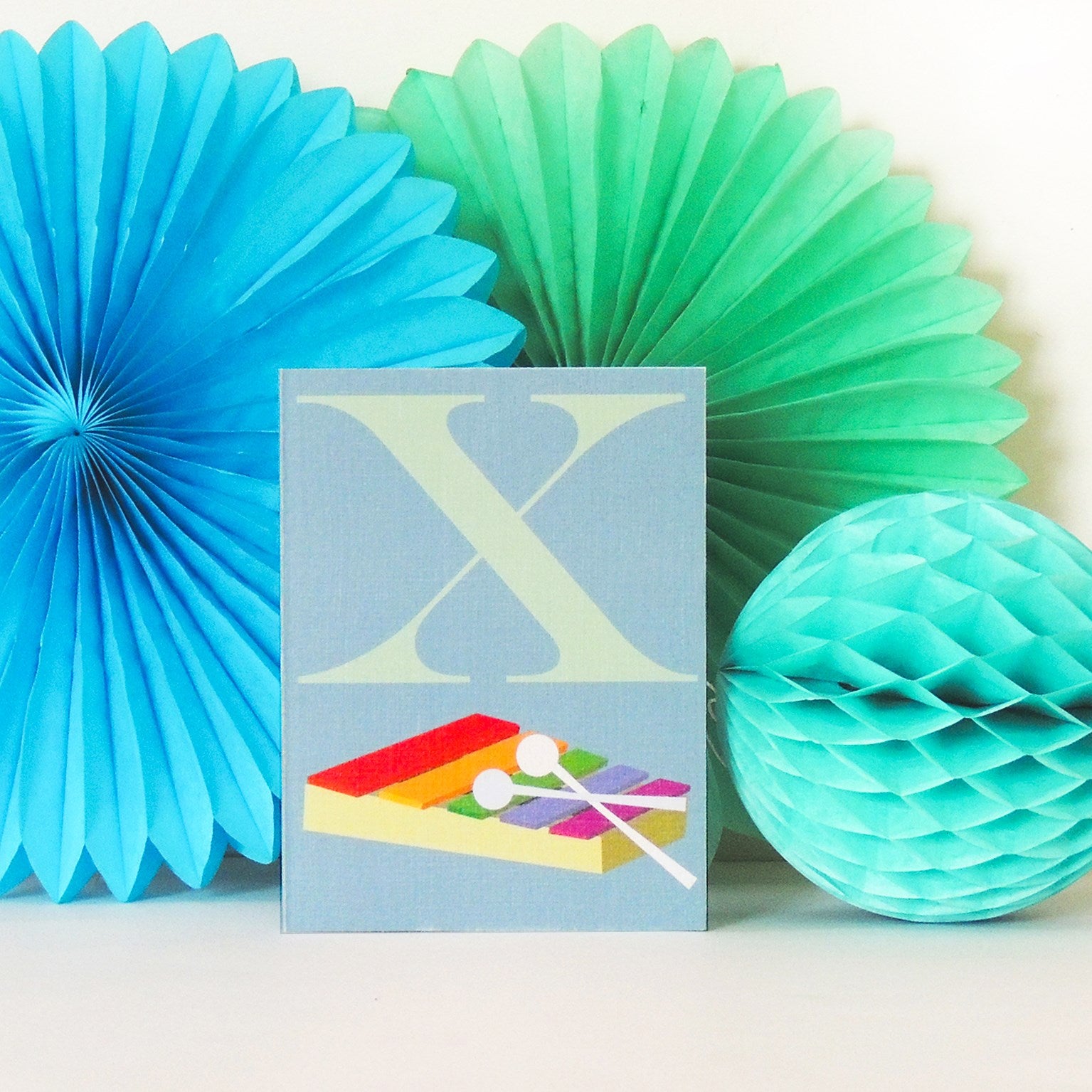 mini X for xylophone card