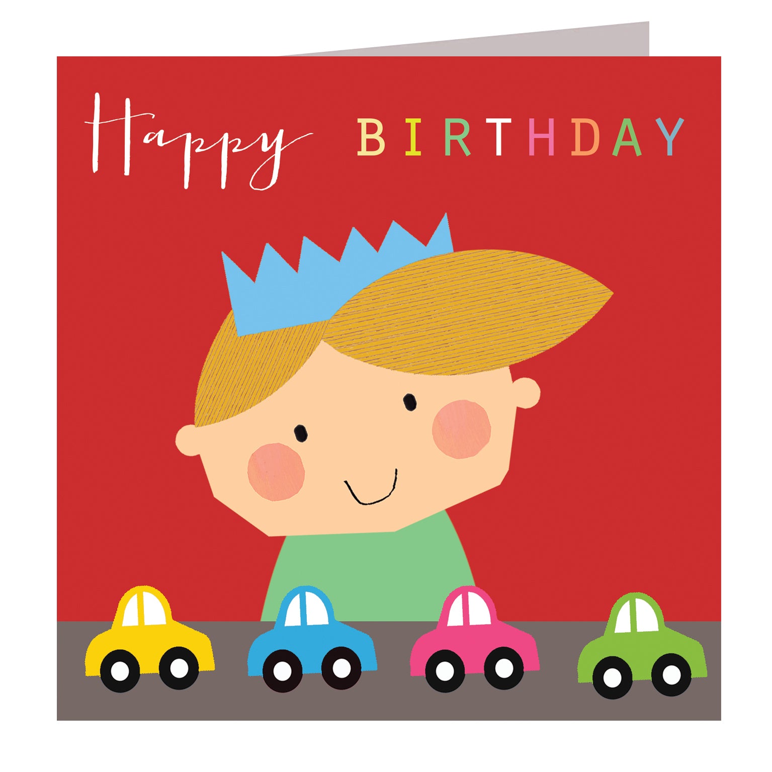 MC01 toy cars birthday card