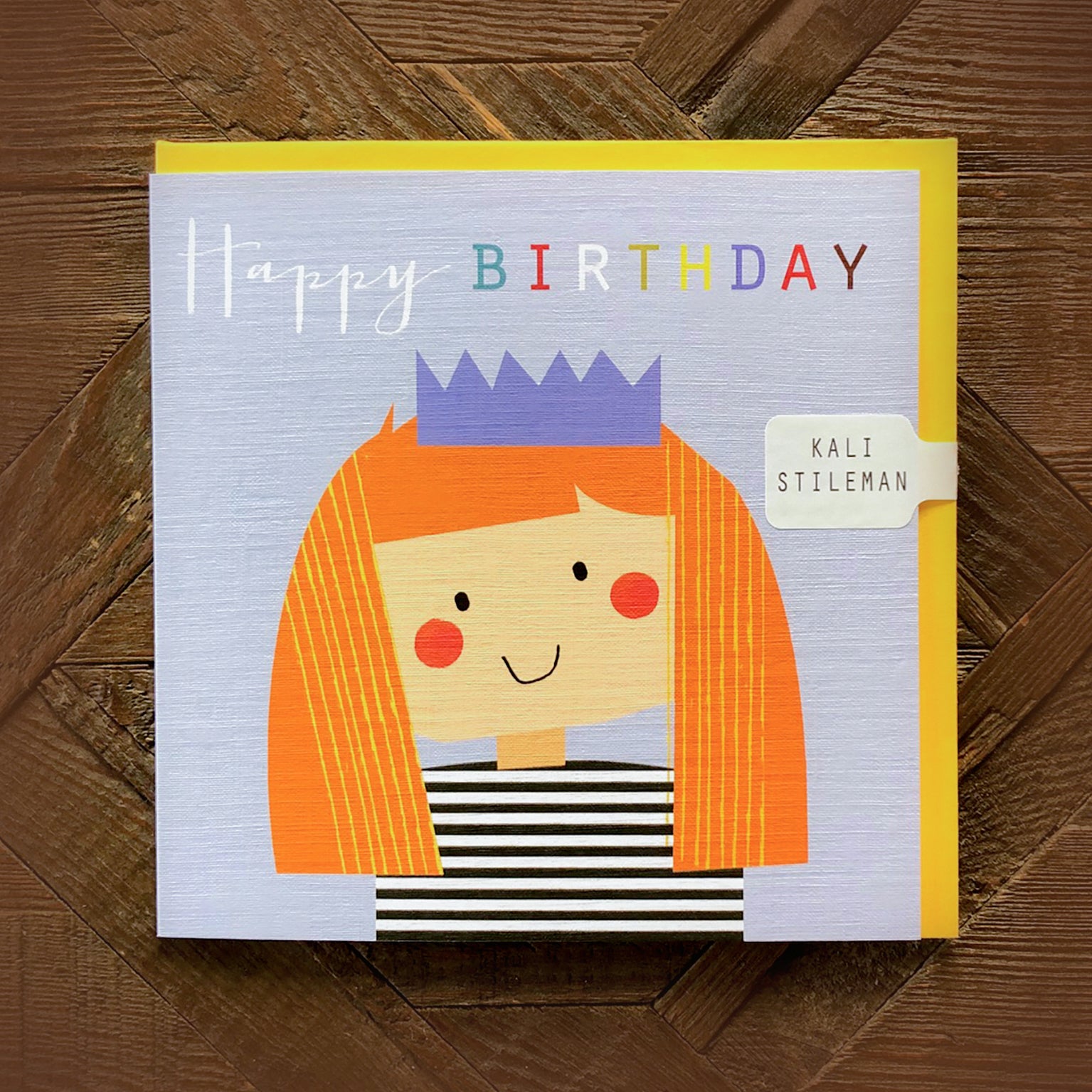 MC04 mauve birthday girl card