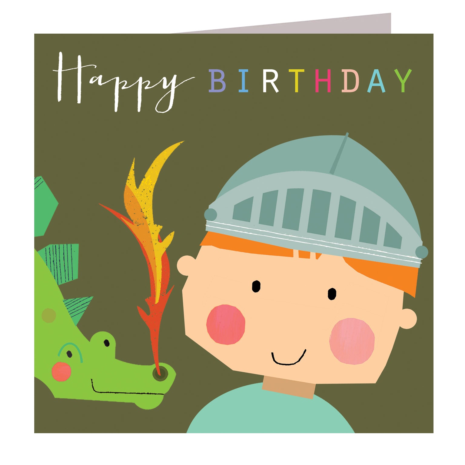 MC05 knight happy birthday card