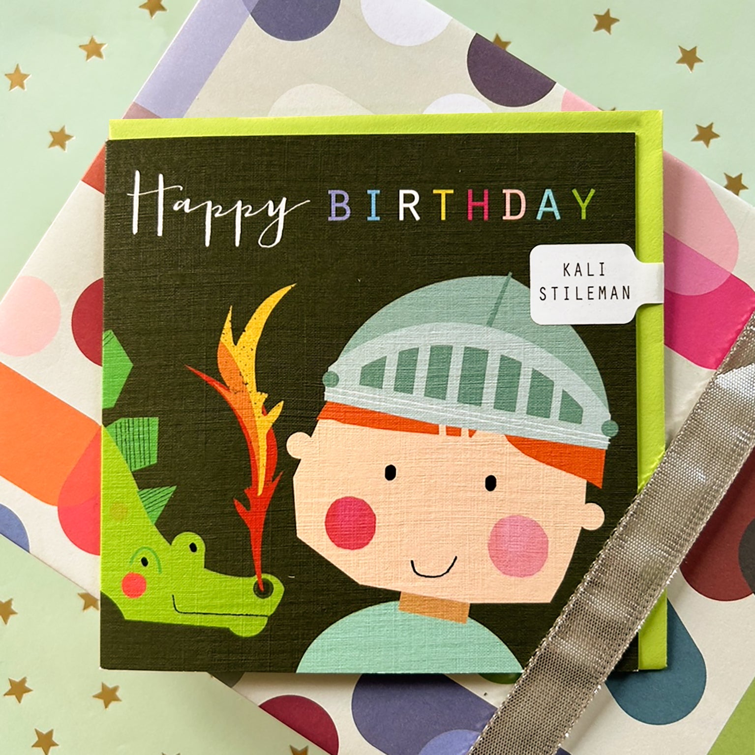 MC05 knight happy birthday card