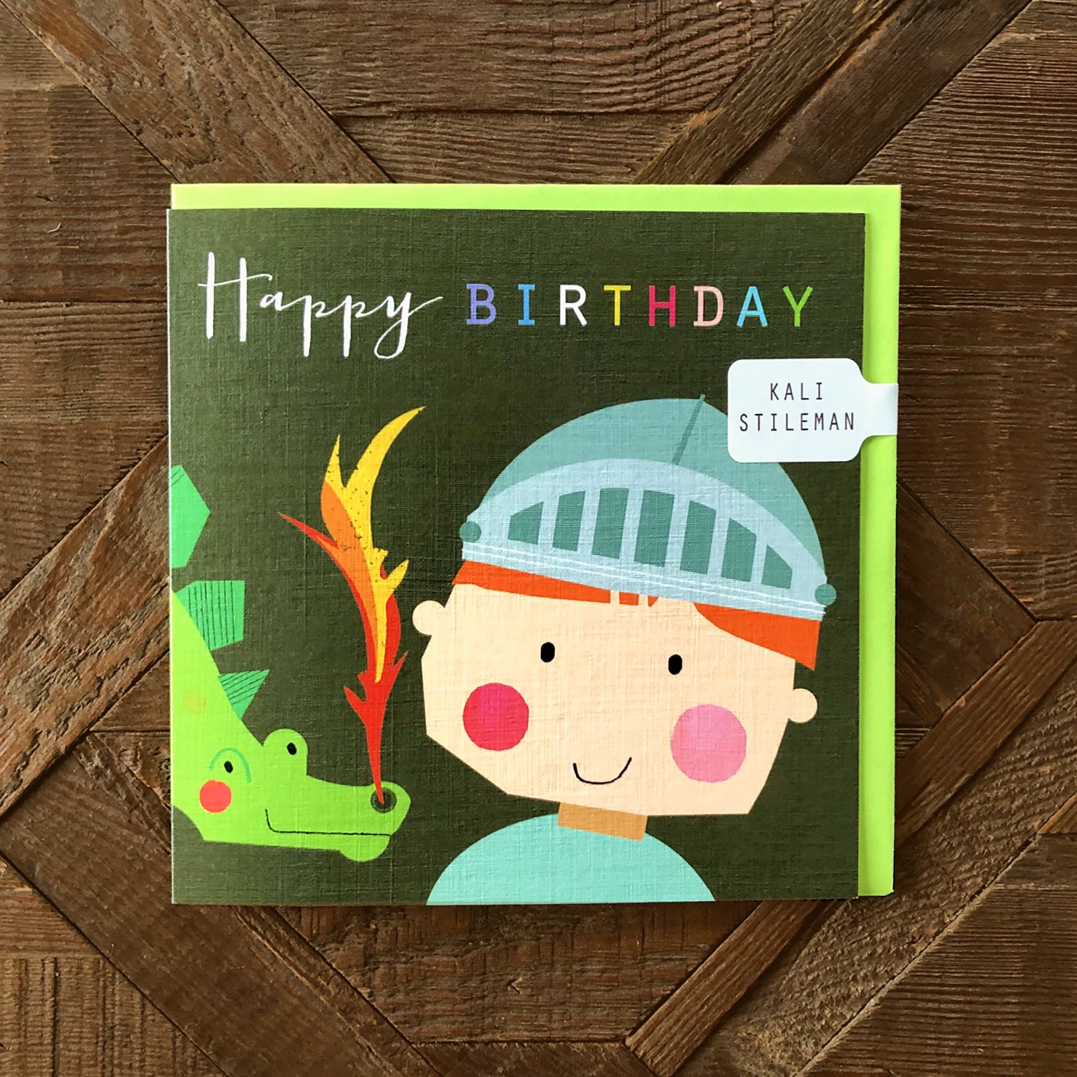 MC05 knight happy birthday card