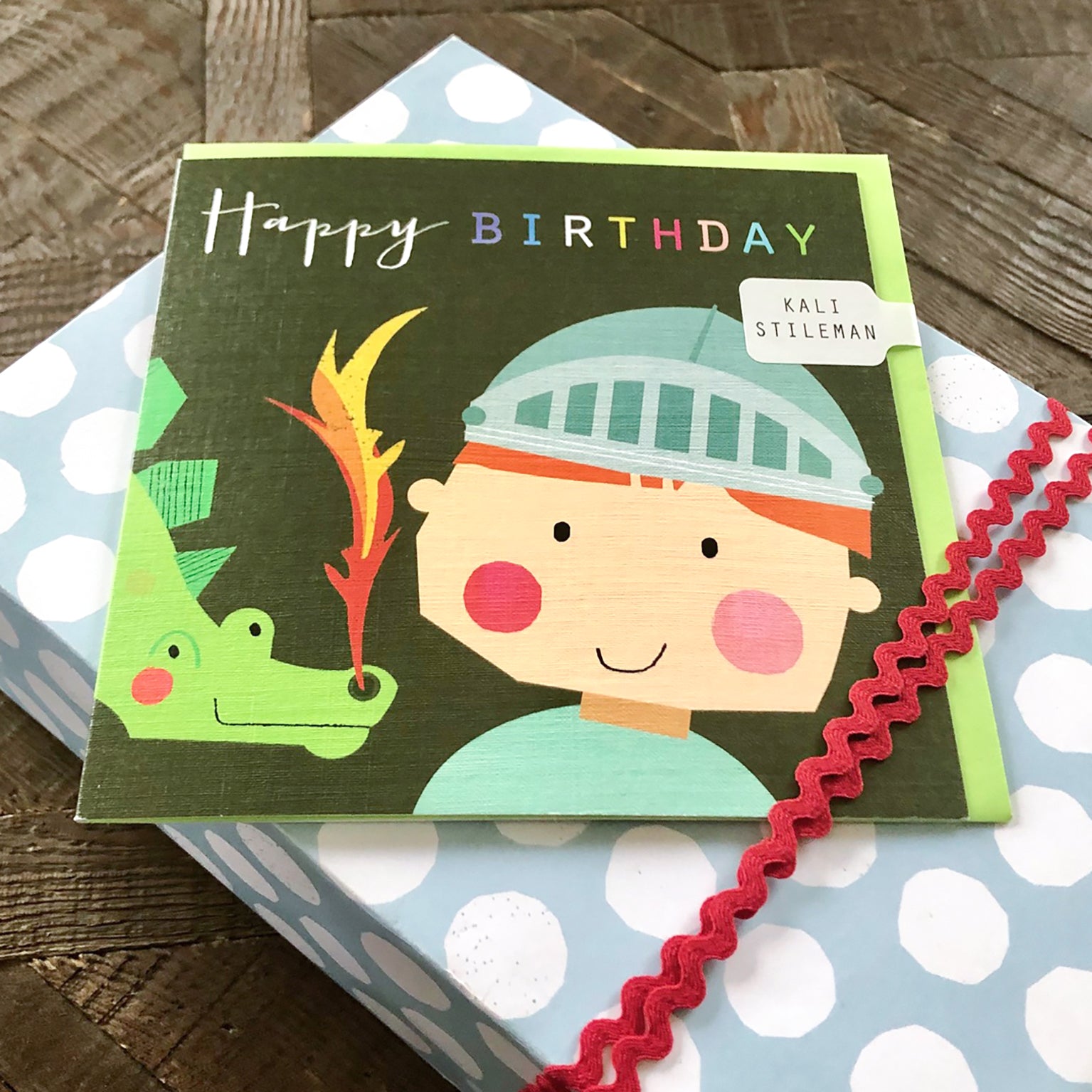 MC05 knight happy birthday card